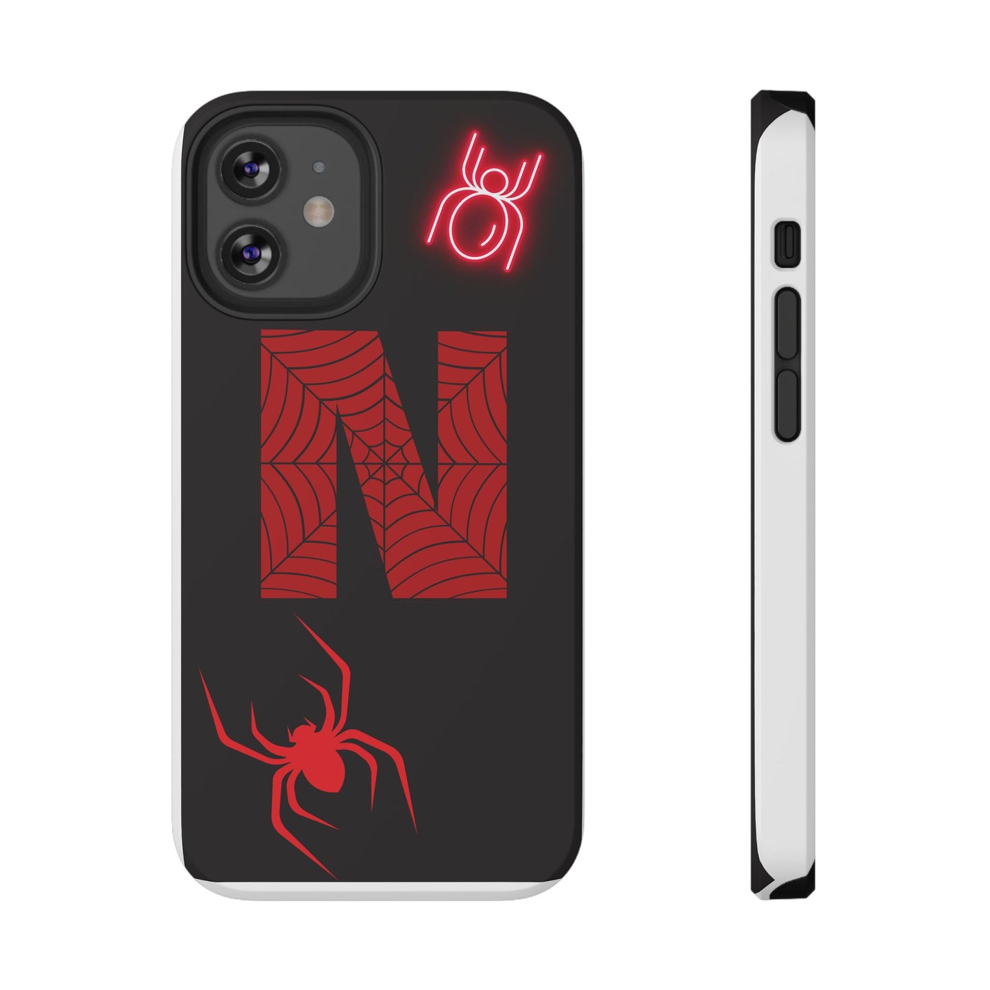 Spider-Design Impact Case for Netflix Lovers, Phone Cover, Gift for Movie Buffs, Halloween Accessory, Unique Phone Protector