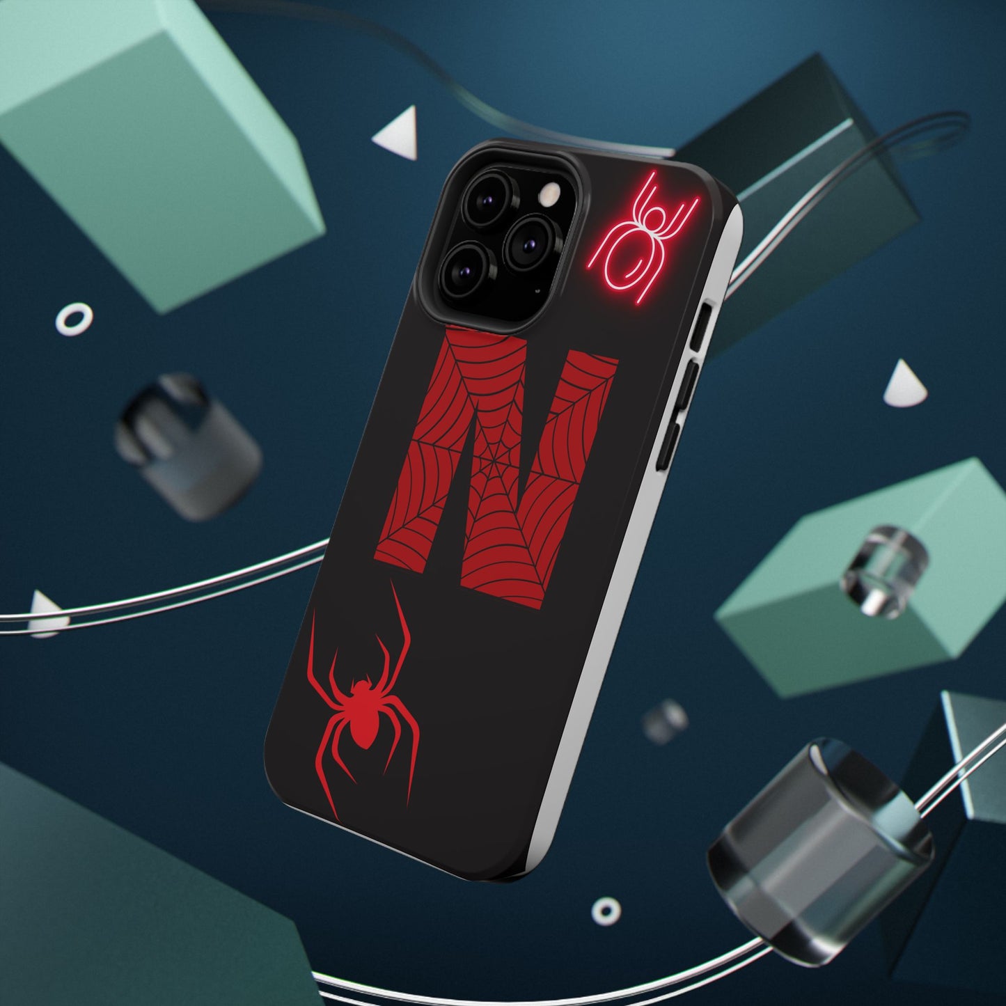 Spider-Design Impact Case for Netflix Lovers, Phone Cover, Gift for Movie Buffs, Halloween Accessory, Unique Phone Protector