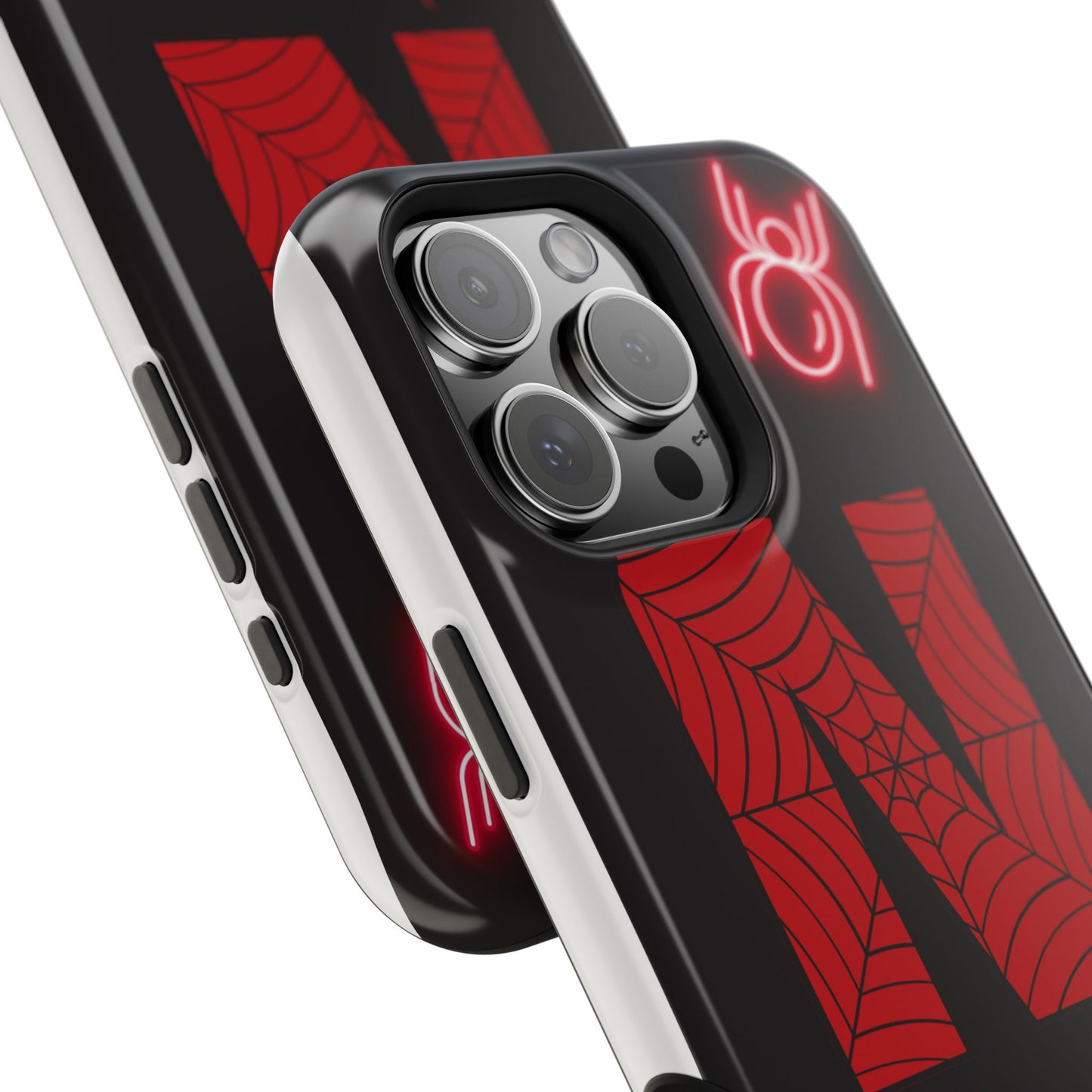 Spider-Design Impact Case for Netflix Lovers, Phone Cover, Gift for Movie Buffs, Halloween Accessory, Unique Phone Protector