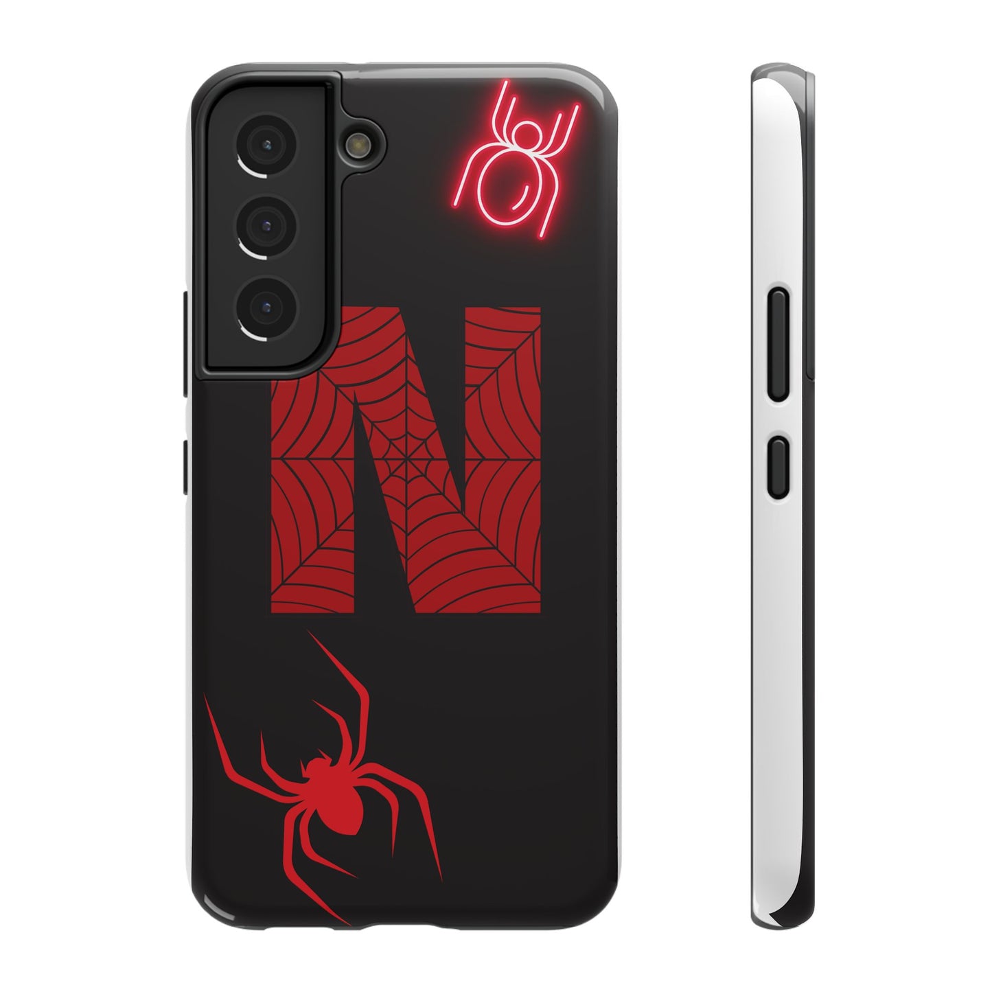 Spider-Design Impact Case for Netflix Lovers, Phone Cover, Gift for Movie Buffs, Halloween Accessory, Unique Phone Protector