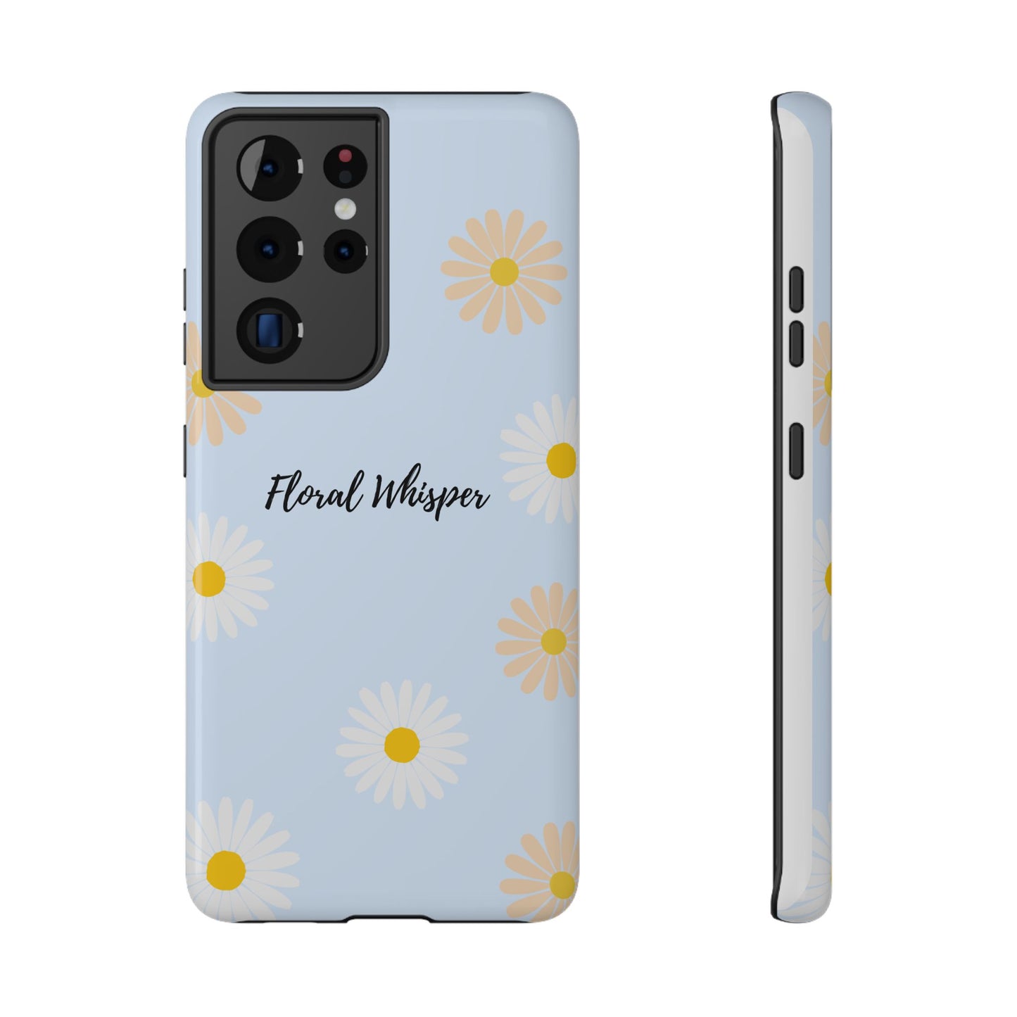 Floral Whisper Impact-Resistant Phone Case | Cute Floral Design, Summer Gift, Durable Phone Accessory, Nature Lover's Case, Protective Cover