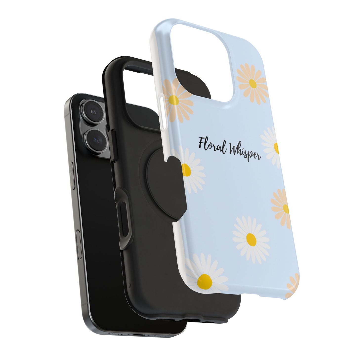Floral Whisper Impact-Resistant Phone Case | Cute Floral Design, Summer Gift, Durable Phone Accessory, Nature Lover's Case, Protective Cover