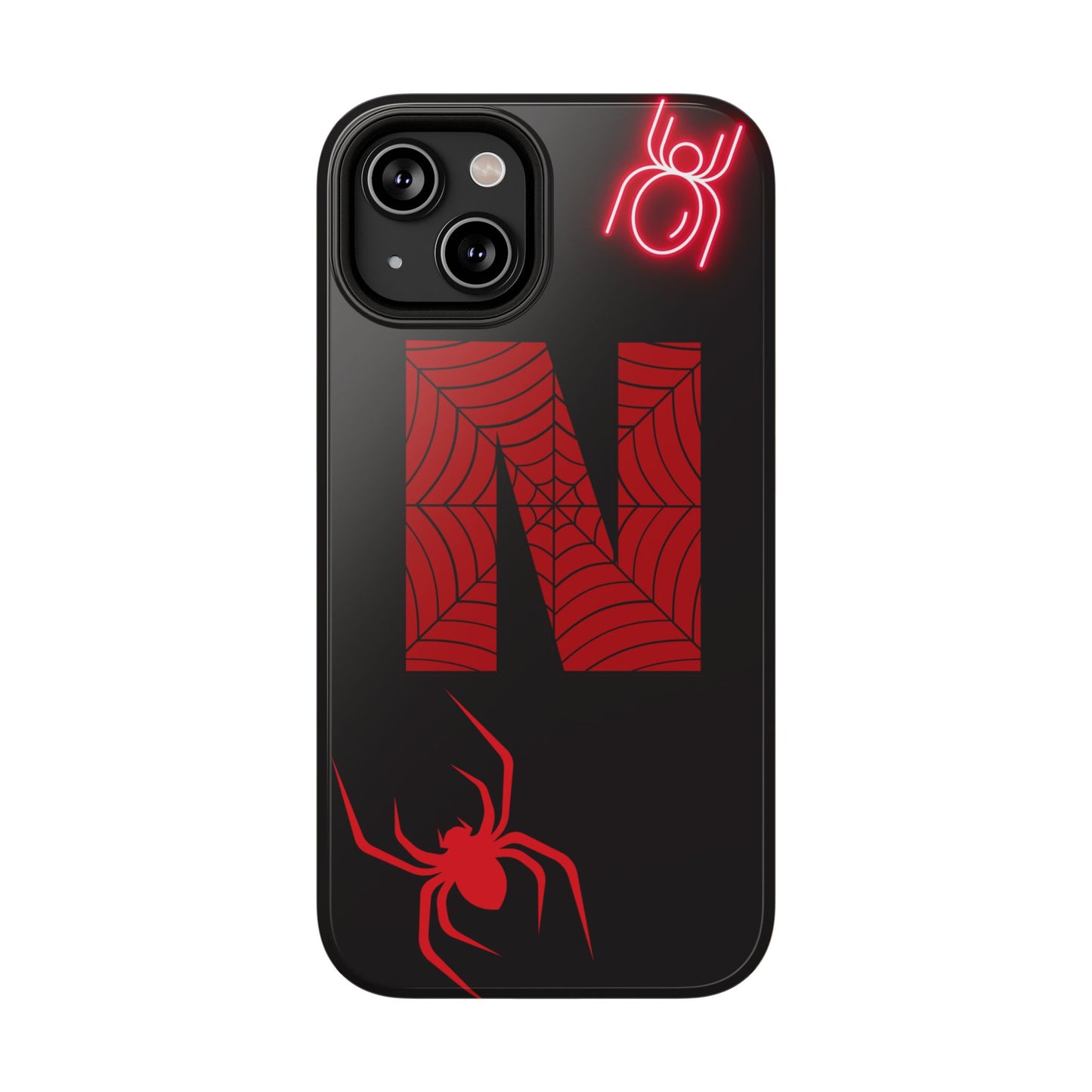 Spider-Design Impact Case for Netflix Lovers, Phone Cover, Gift for Movie Buffs, Halloween Accessory, Unique Phone Protector