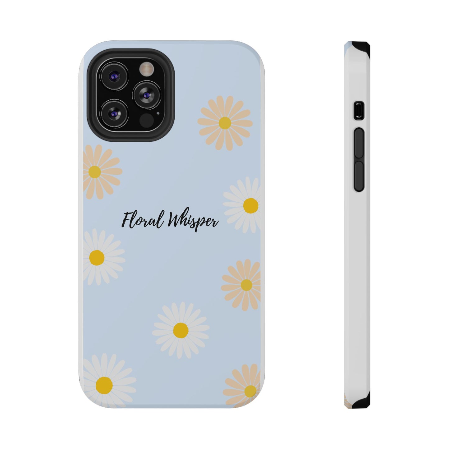 Floral Whisper Impact-Resistant Phone Case | Cute Floral Design, Summer Gift, Durable Phone Accessory, Nature Lover's Case, Protective Cover