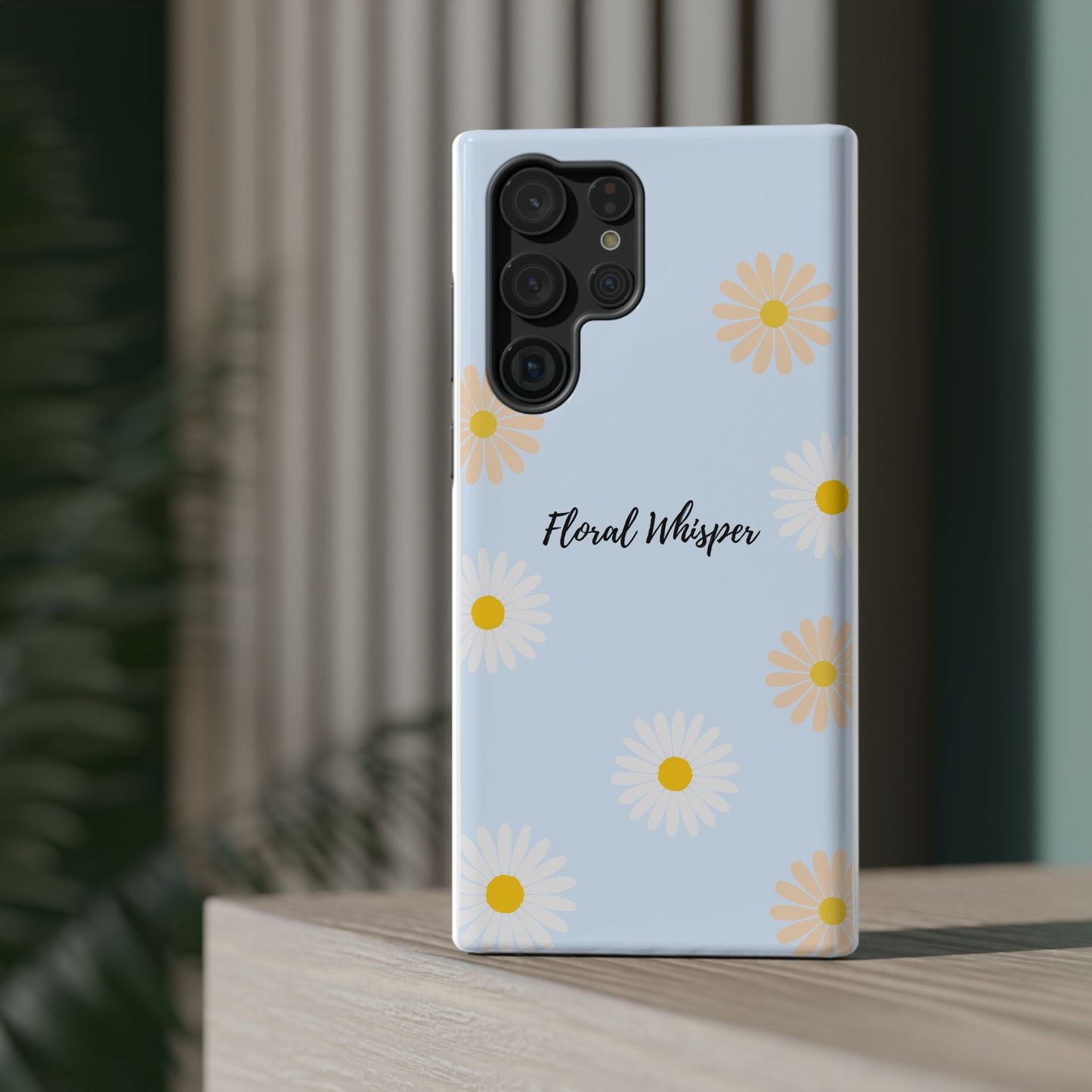 Floral Whisper Impact-Resistant Phone Case | Cute Floral Design, Summer Gift, Durable Phone Accessory, Nature Lover's Case, Protective Cover