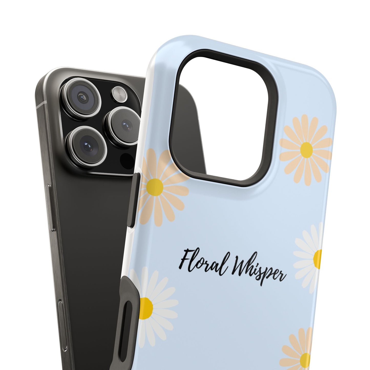 Floral Whisper Impact-Resistant Phone Case | Cute Floral Design, Summer Gift, Durable Phone Accessory, Nature Lover's Case, Protective Cover
