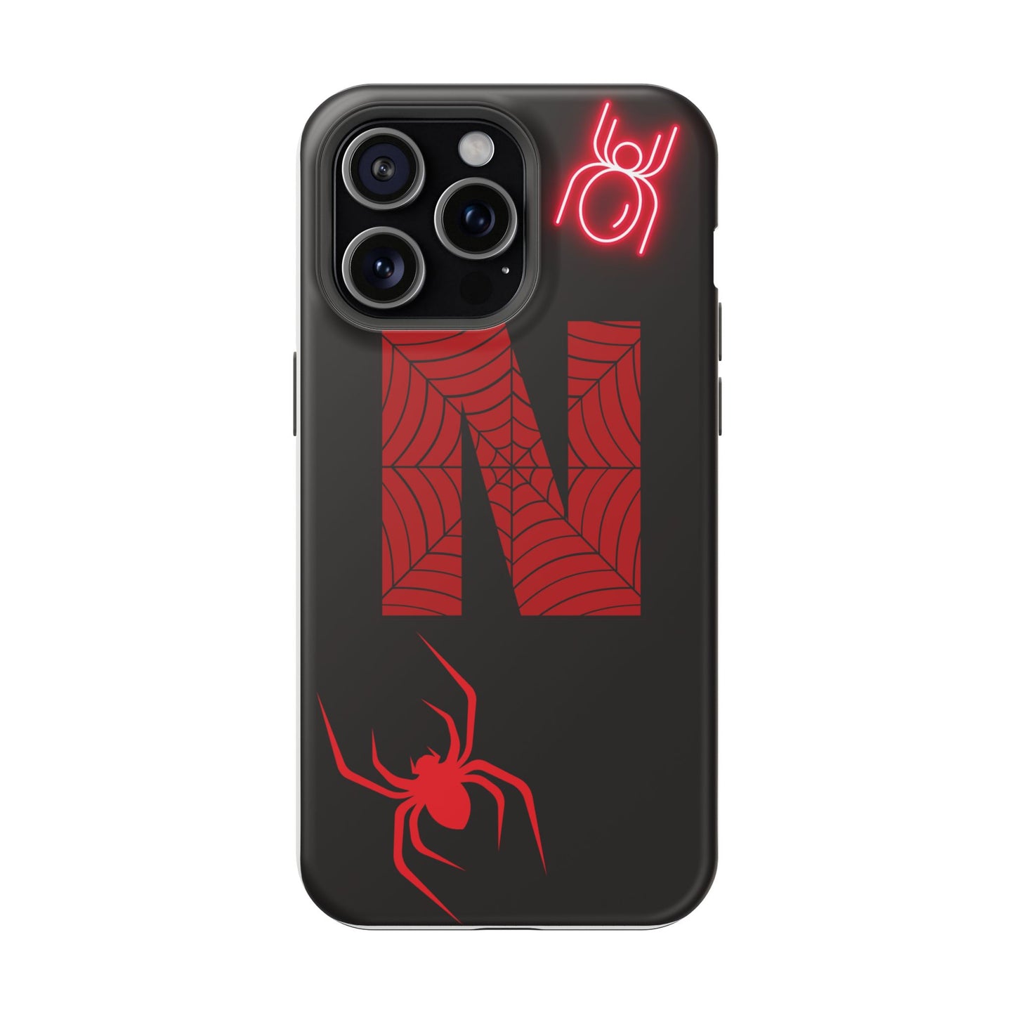 Spider-Design Impact Case for Netflix Lovers, Phone Cover, Gift for Movie Buffs, Halloween Accessory, Unique Phone Protector