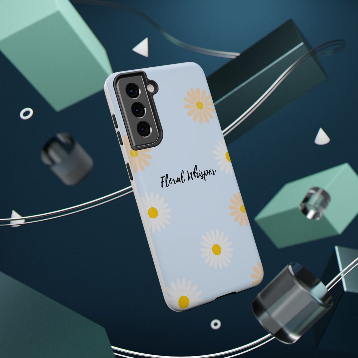 Floral Whisper Impact-Resistant Phone Case | Cute Floral Design, Summer Gift, Durable Phone Accessory, Nature Lover's Case, Protective Cover