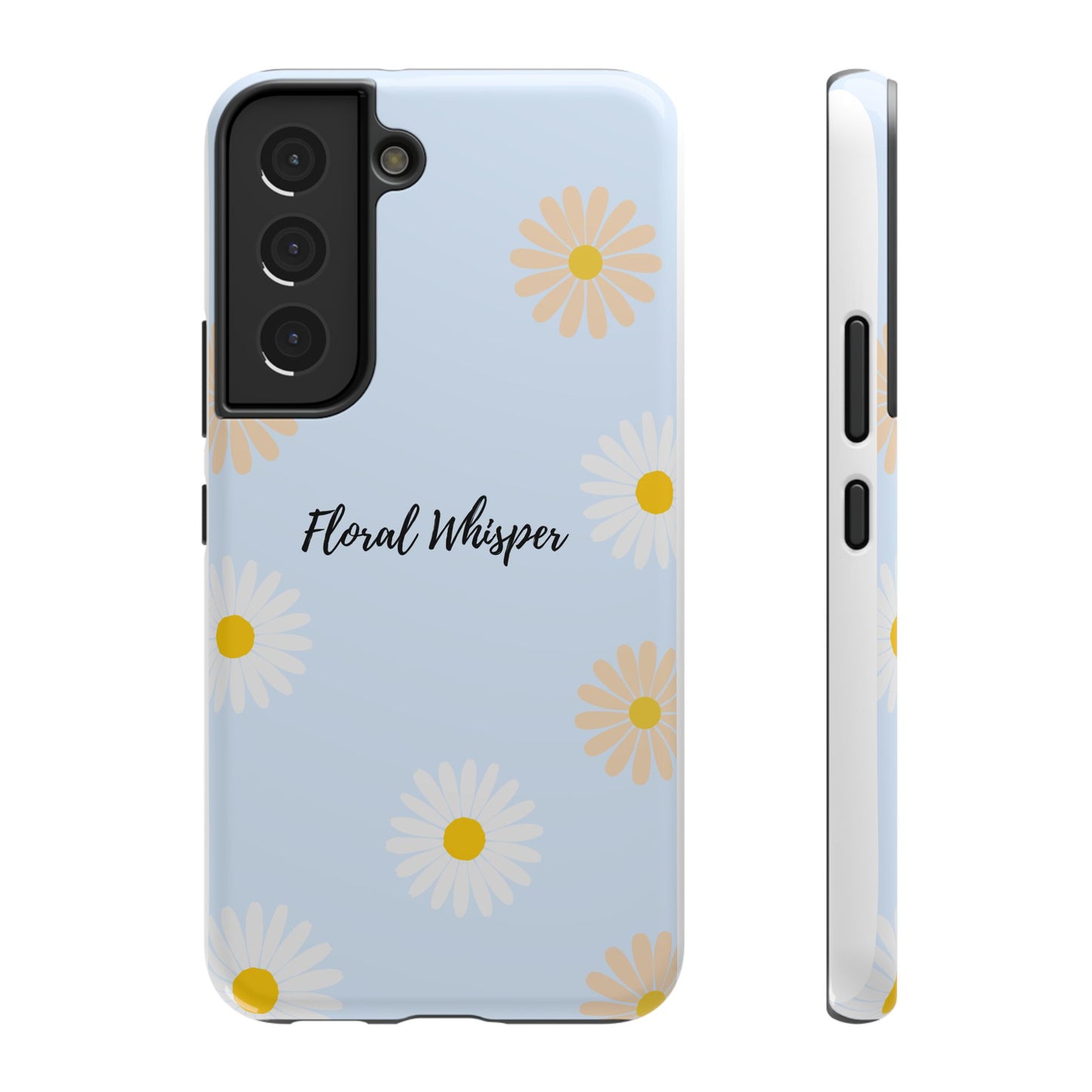 Floral Whisper Impact-Resistant Phone Case | Cute Floral Design, Summer Gift, Durable Phone Accessory, Nature Lover's Case, Protective Cover