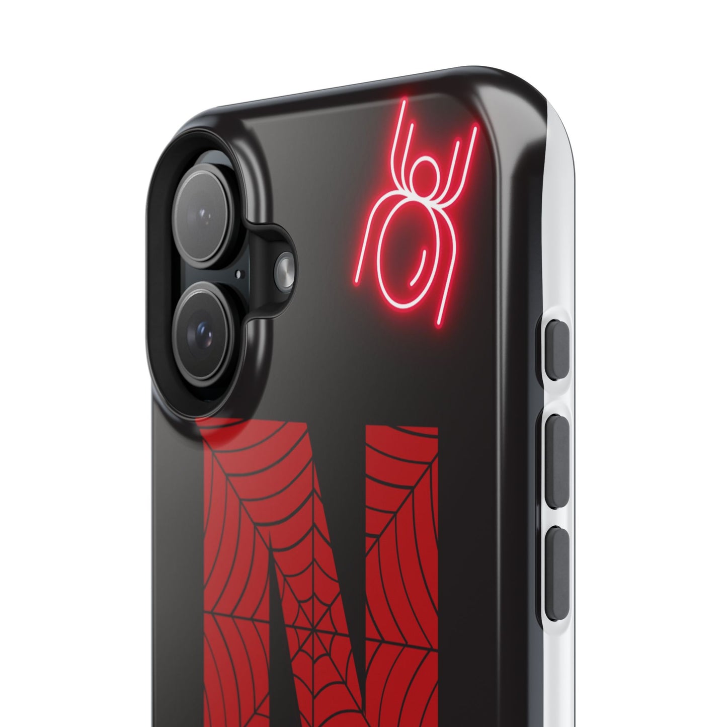 Spider-Design Impact Case for Netflix Lovers, Phone Cover, Gift for Movie Buffs, Halloween Accessory, Unique Phone Protector