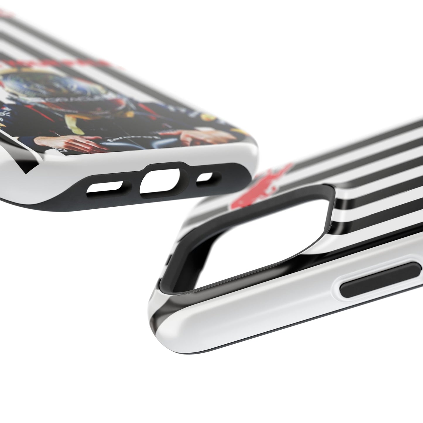 Sleek Magnetic Phone Case, Race Car Enthusiast Gift, Customizable Tough Protector, Unique Racing Design, Power in Your Palm
