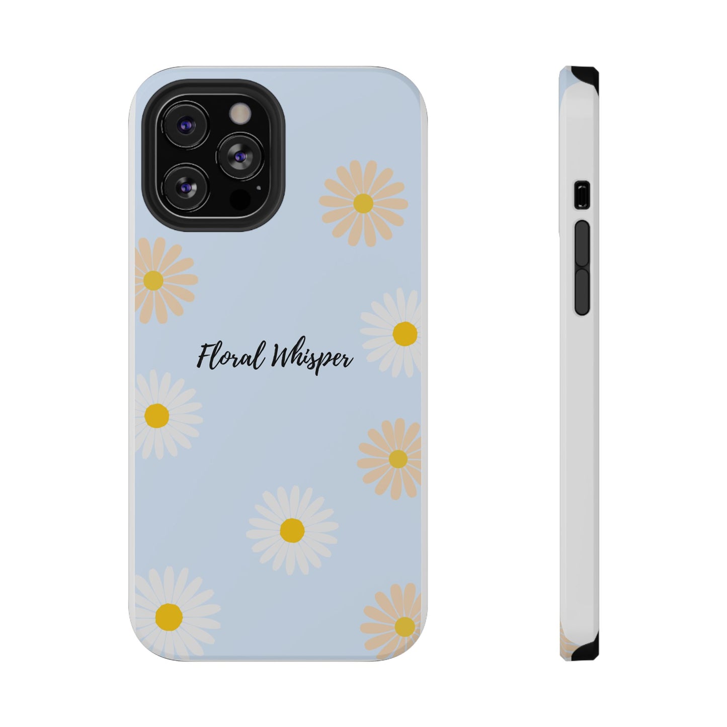 Floral Whisper Impact-Resistant Phone Case | Cute Floral Design, Summer Gift, Durable Phone Accessory, Nature Lover's Case, Protective Cover