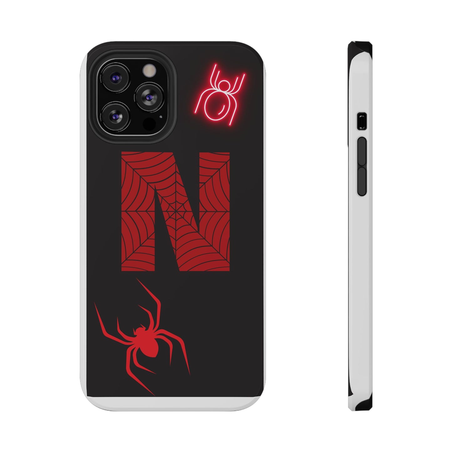 Spider-Design Impact Case for Netflix Lovers, Phone Cover, Gift for Movie Buffs, Halloween Accessory, Unique Phone Protector
