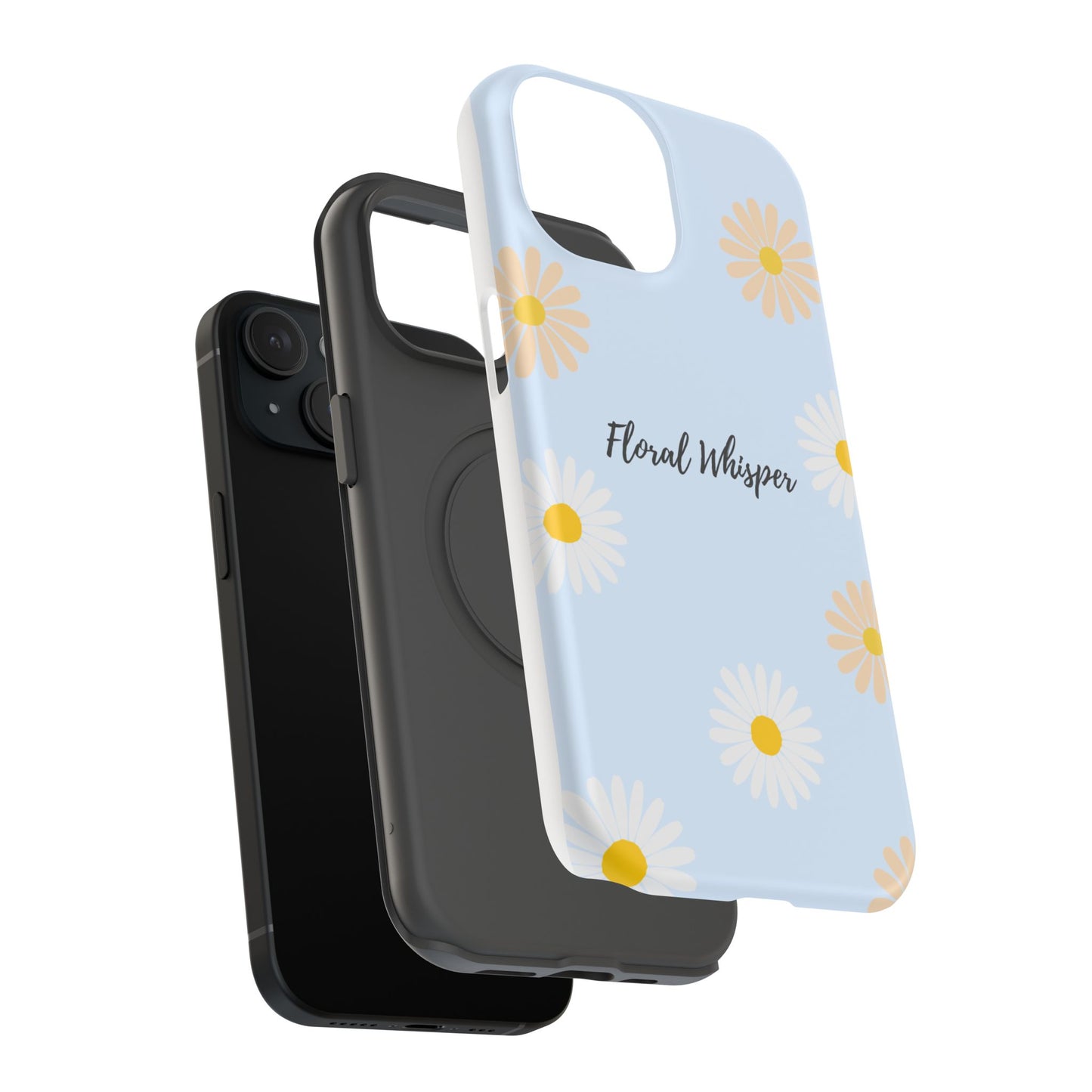 Floral Whisper Impact-Resistant Phone Case | Cute Floral Design, Summer Gift, Durable Phone Accessory, Nature Lover's Case, Protective Cover