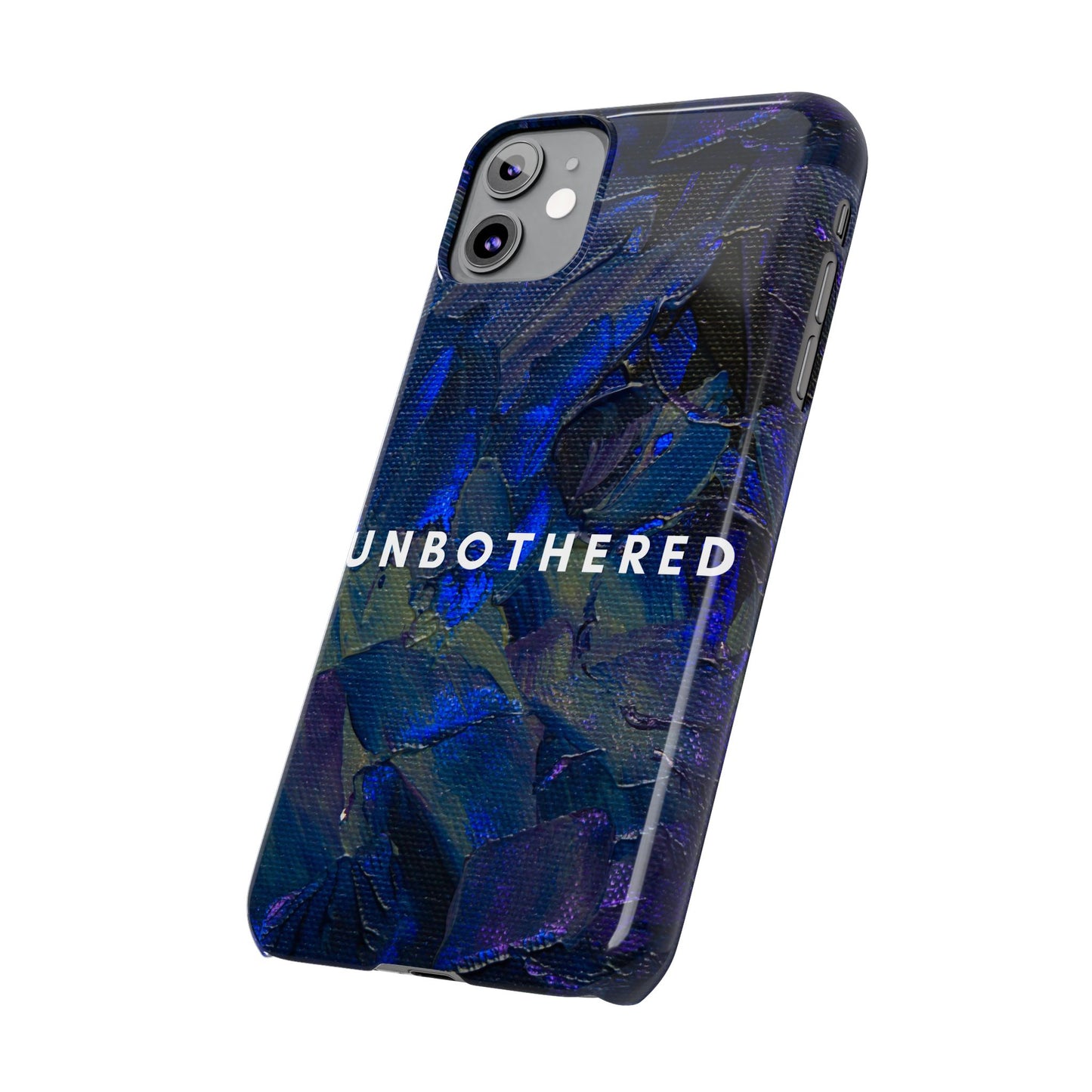 Unbothered Slim Phone Case - Stylish Accessory for Trendsetters, Gift for Minimalists, Phone Protector