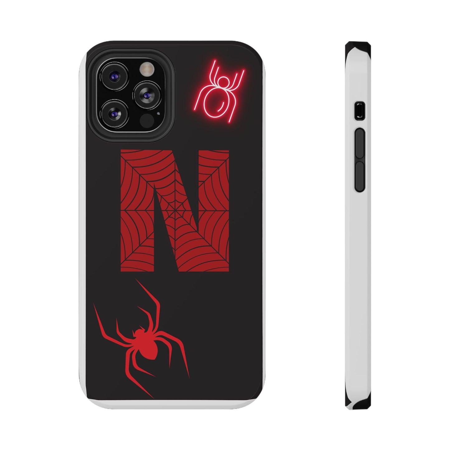 Spider-Design Impact Case for Netflix Lovers, Phone Cover, Gift for Movie Buffs, Halloween Accessory, Unique Phone Protector