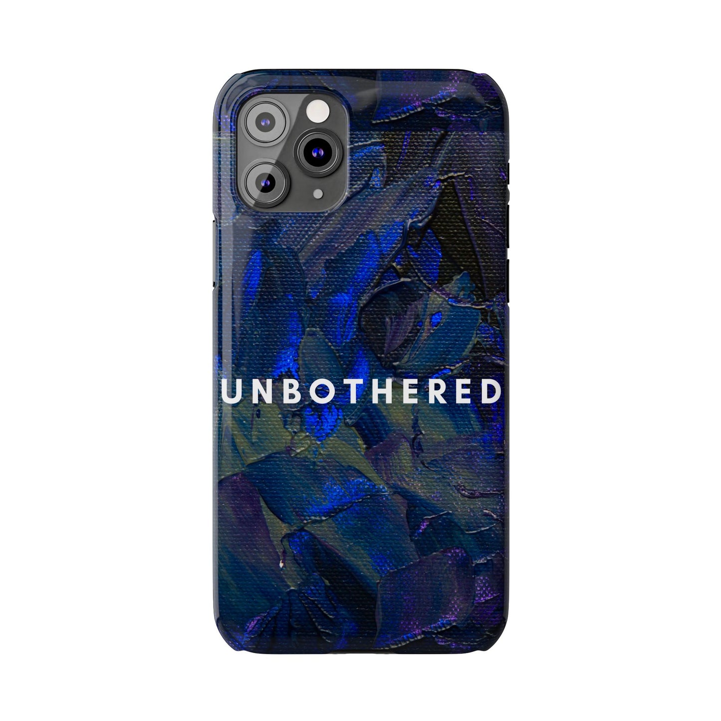 Unbothered Slim Phone Case - Stylish Accessory for Trendsetters, Gift for Minimalists, Phone Protector