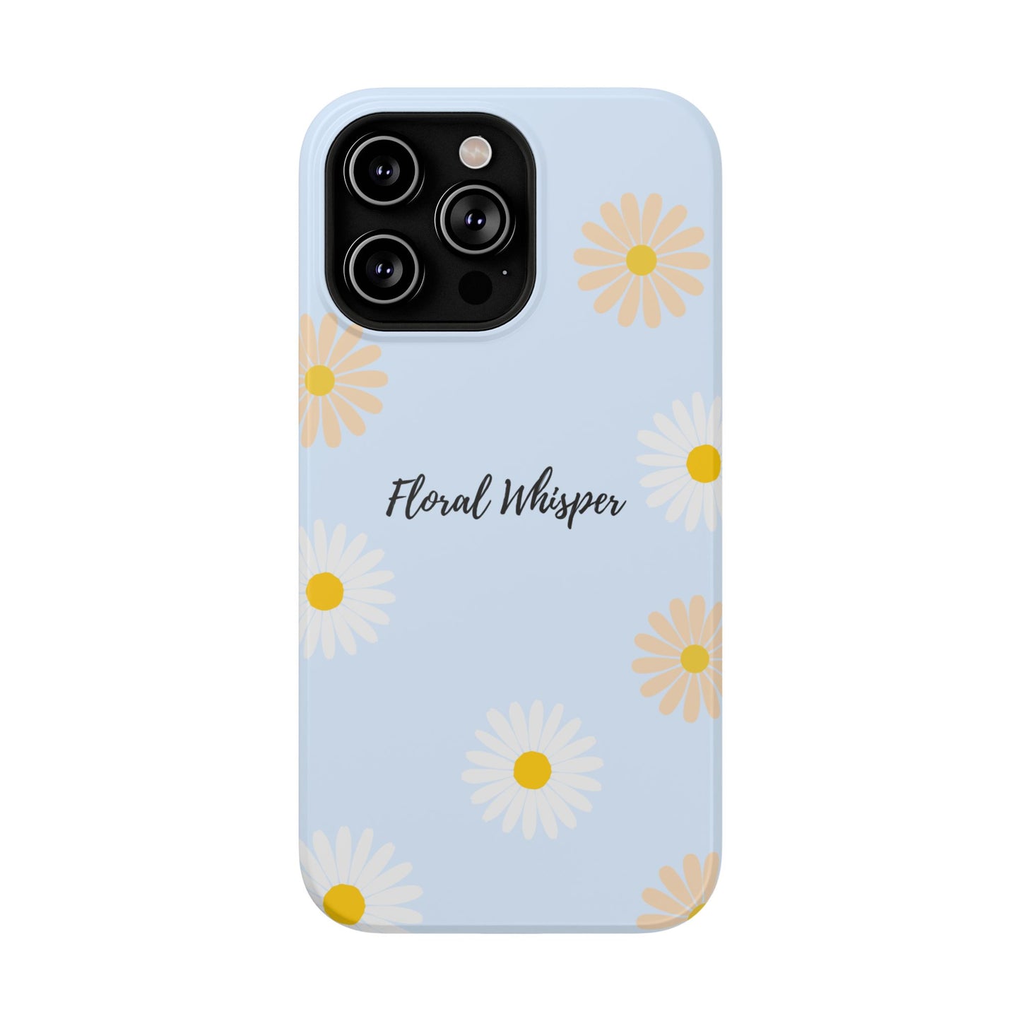 Floral Whisper Impact-Resistant Phone Case | Cute Floral Design, Summer Gift, Durable Phone Accessory, Nature Lover's Case, Protective Cover
