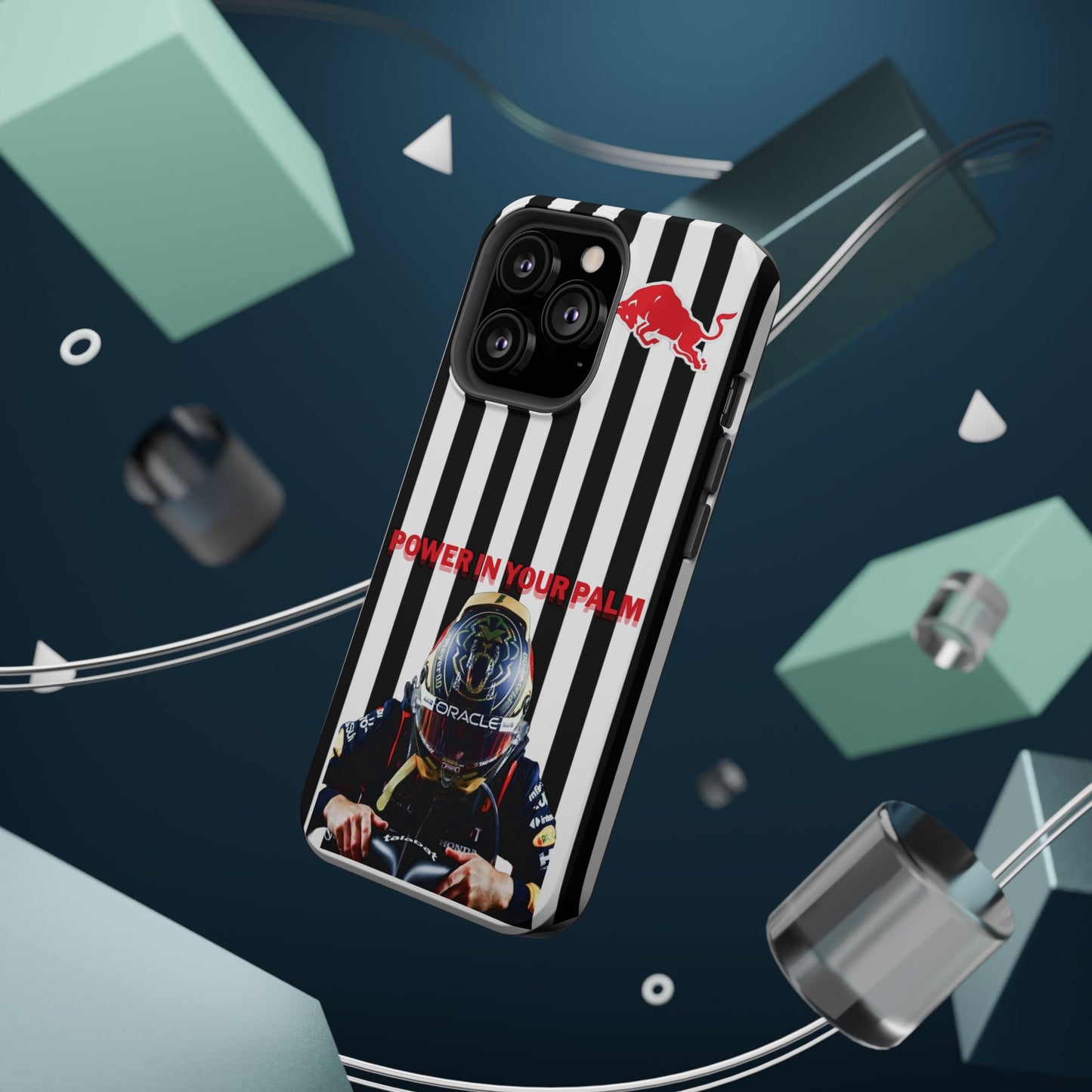 Sleek Magnetic Phone Case, Race Car Enthusiast Gift, Customizable Tough Protector, Unique Racing Design, Power in Your Palm
