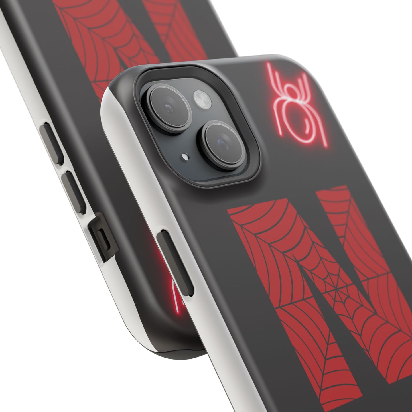 Spider-Design Impact Case for Netflix Lovers, Phone Cover, Gift for Movie Buffs, Halloween Accessory, Unique Phone Protector