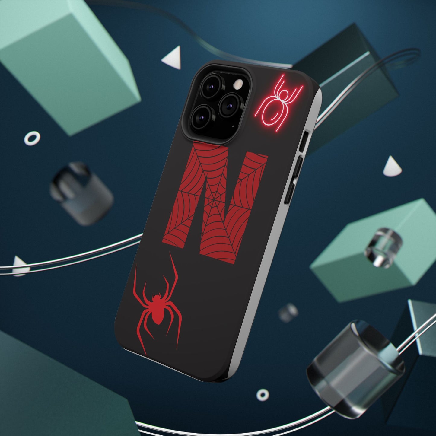 Spider-Design Impact Case for Netflix Lovers, Phone Cover, Gift for Movie Buffs, Halloween Accessory, Unique Phone Protector