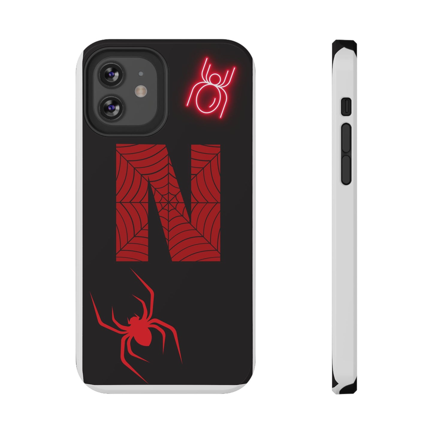 Spider-Design Impact Case for Netflix Lovers, Phone Cover, Gift for Movie Buffs, Halloween Accessory, Unique Phone Protector