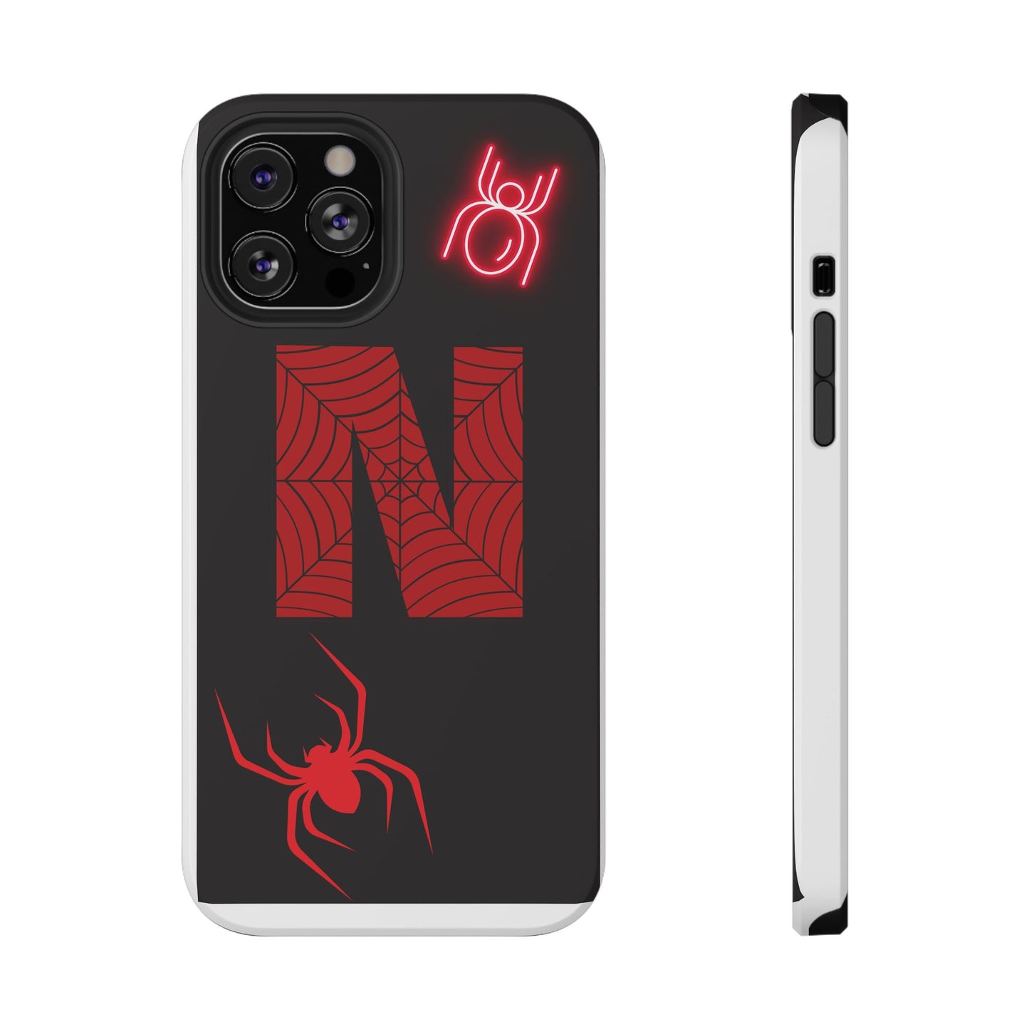 Spider-Design Impact Case for Netflix Lovers, Phone Cover, Gift for Movie Buffs, Halloween Accessory, Unique Phone Protector