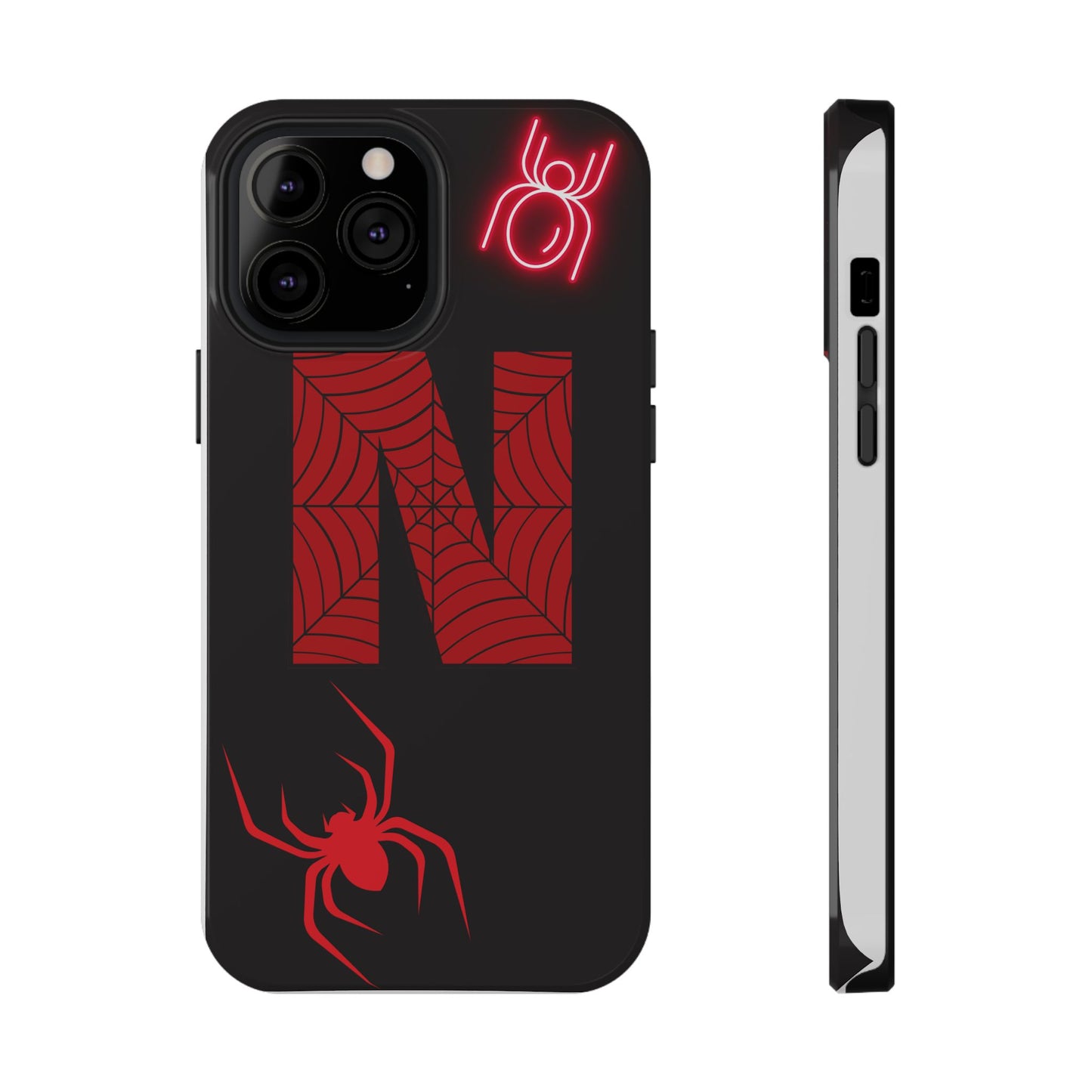 Spider-Design Impact Case for Netflix Lovers, Phone Cover, Gift for Movie Buffs, Halloween Accessory, Unique Phone Protector