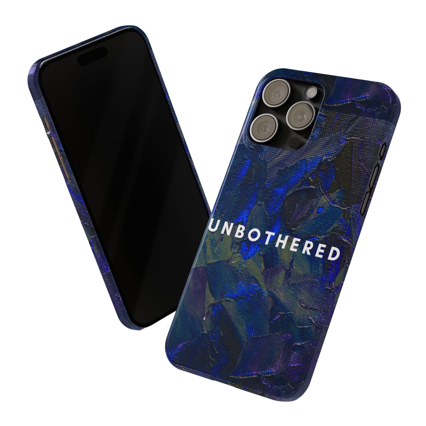 Unbothered Slim Phone Case - Stylish Accessory for Trendsetters, Gift for Minimalists, Phone Protector