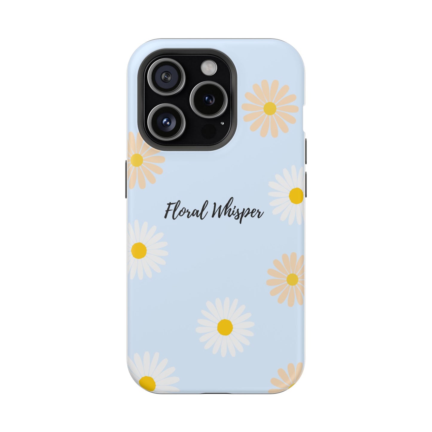 Floral Whisper Impact-Resistant Phone Case | Cute Floral Design, Summer Gift, Durable Phone Accessory, Nature Lover's Case, Protective Cover