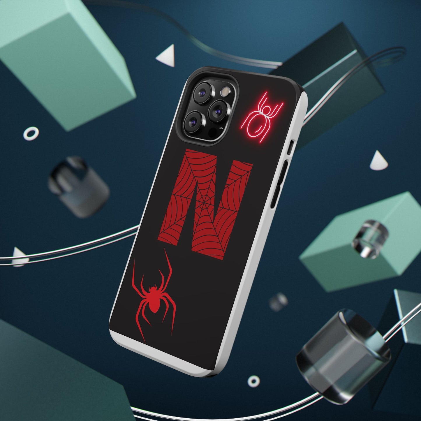 Spider-Design Impact Case for Netflix Lovers, Phone Cover, Gift for Movie Buffs, Halloween Accessory, Unique Phone Protector