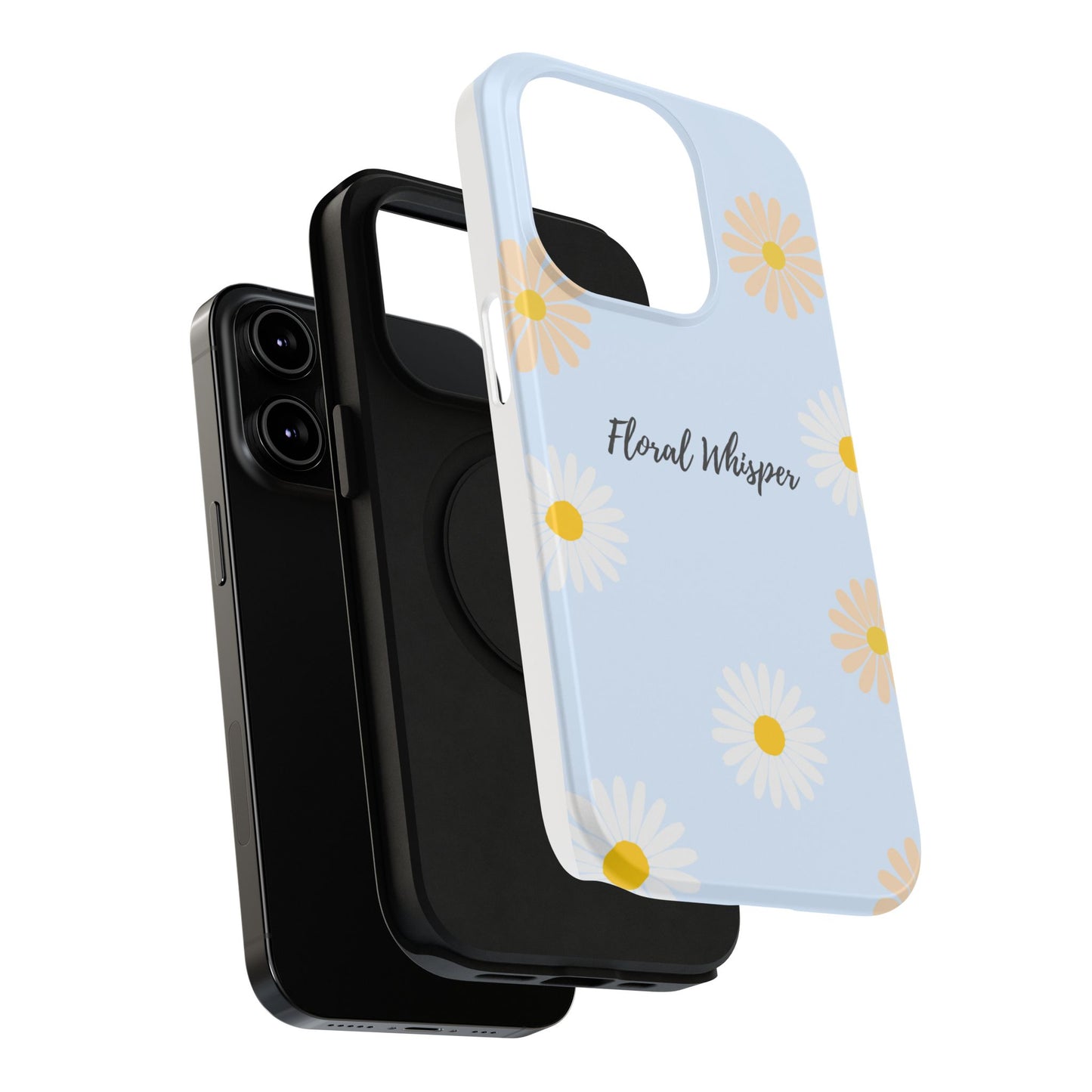 Floral Whisper Impact-Resistant Phone Case | Cute Floral Design, Summer Gift, Durable Phone Accessory, Nature Lover's Case, Protective Cover