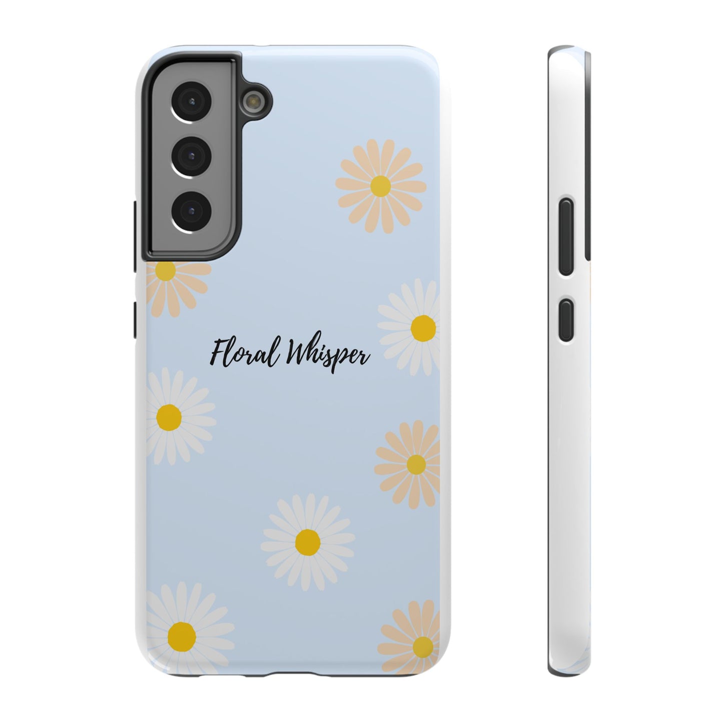 Floral Whisper Impact-Resistant Phone Case | Cute Floral Design, Summer Gift, Durable Phone Accessory, Nature Lover's Case, Protective Cover