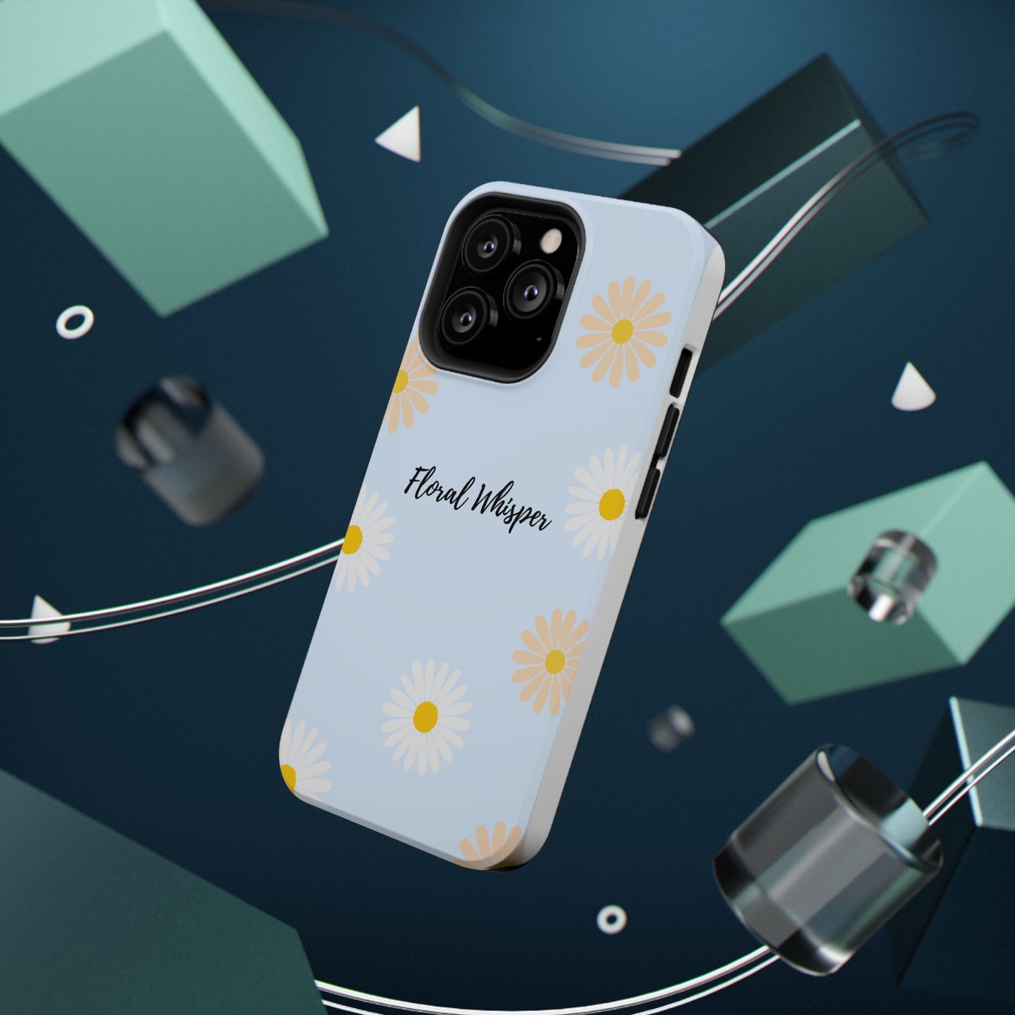 Floral Whisper Impact-Resistant Phone Case | Cute Floral Design, Summer Gift, Durable Phone Accessory, Nature Lover's Case, Protective Cover