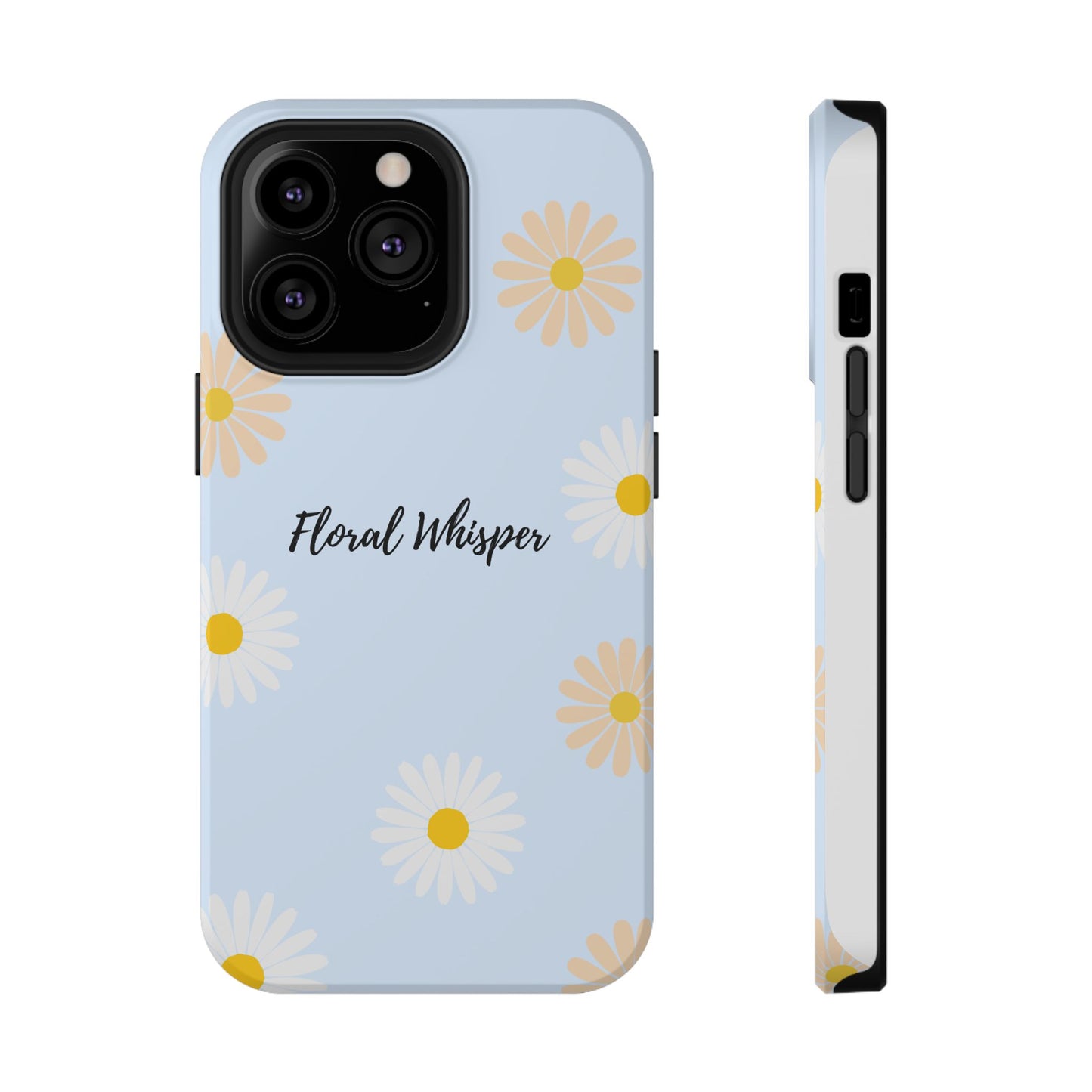 Floral Whisper Impact-Resistant Phone Case | Cute Floral Design, Summer Gift, Durable Phone Accessory, Nature Lover's Case, Protective Cover