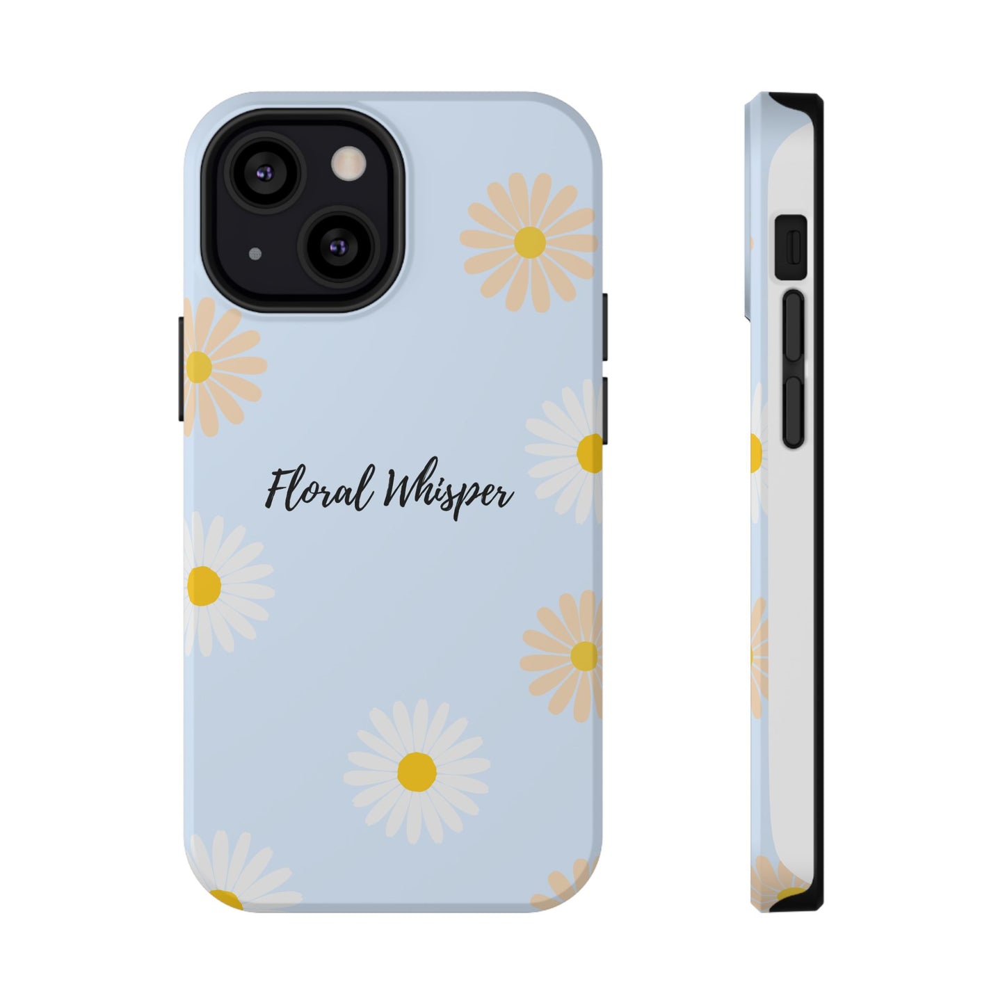 Floral Whisper Impact-Resistant Phone Case | Cute Floral Design, Summer Gift, Durable Phone Accessory, Nature Lover's Case, Protective Cover