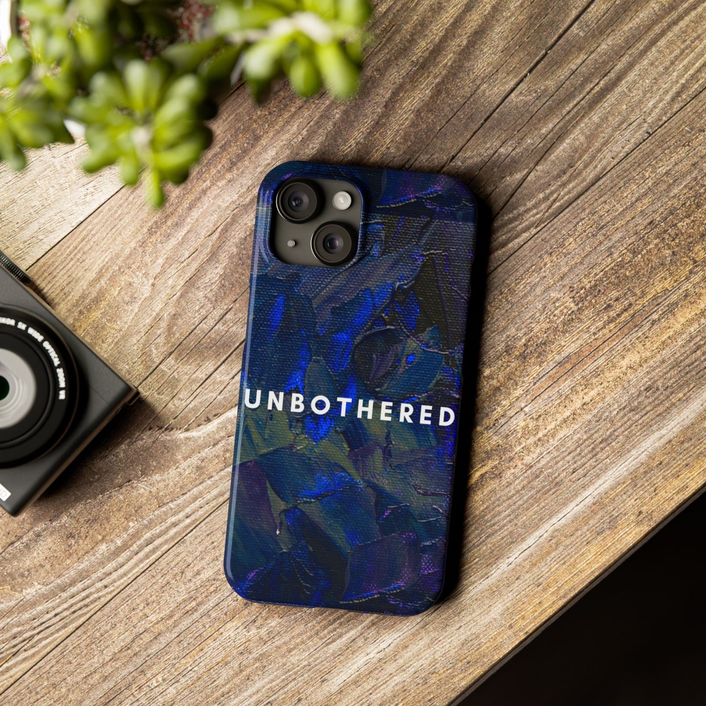 Unbothered Slim Phone Case - Stylish Accessory for Trendsetters, Gift for Minimalists, Phone Protector