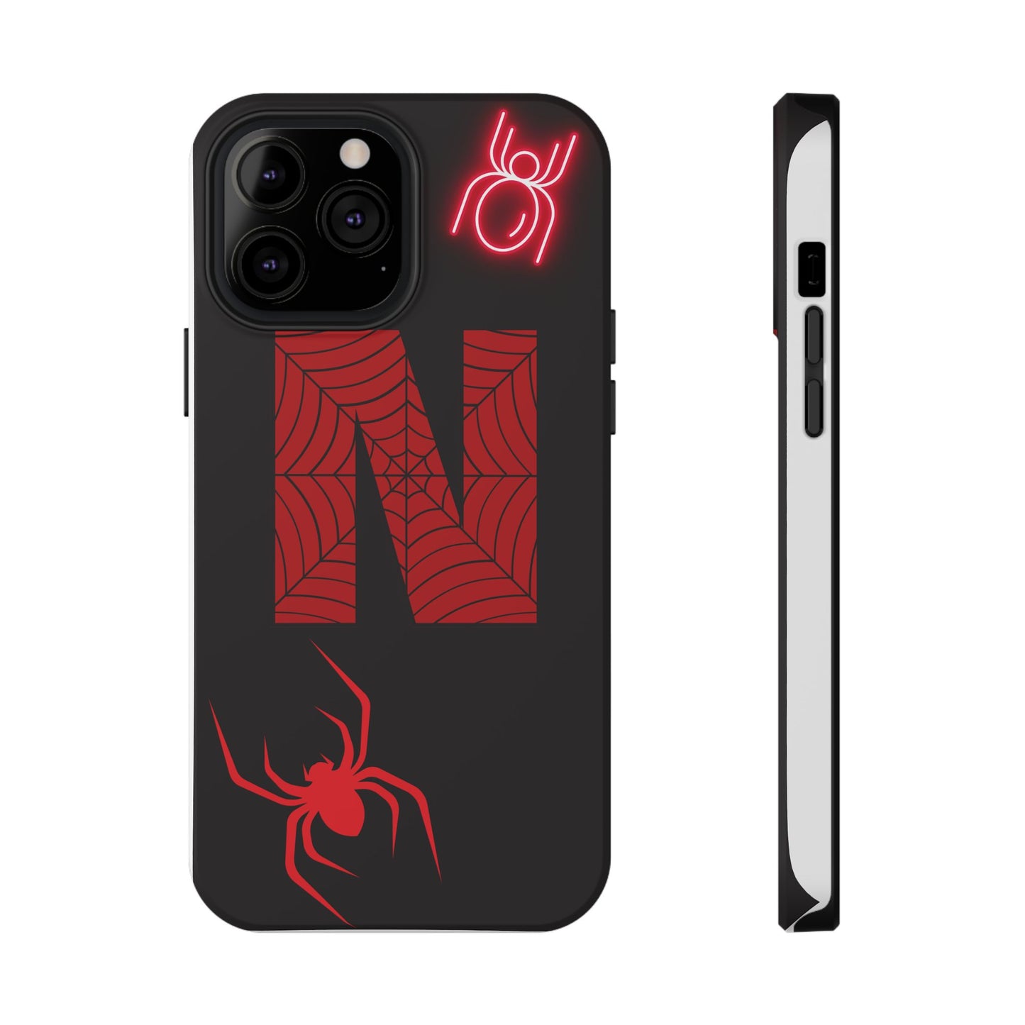 Spider-Design Impact Case for Netflix Lovers, Phone Cover, Gift for Movie Buffs, Halloween Accessory, Unique Phone Protector