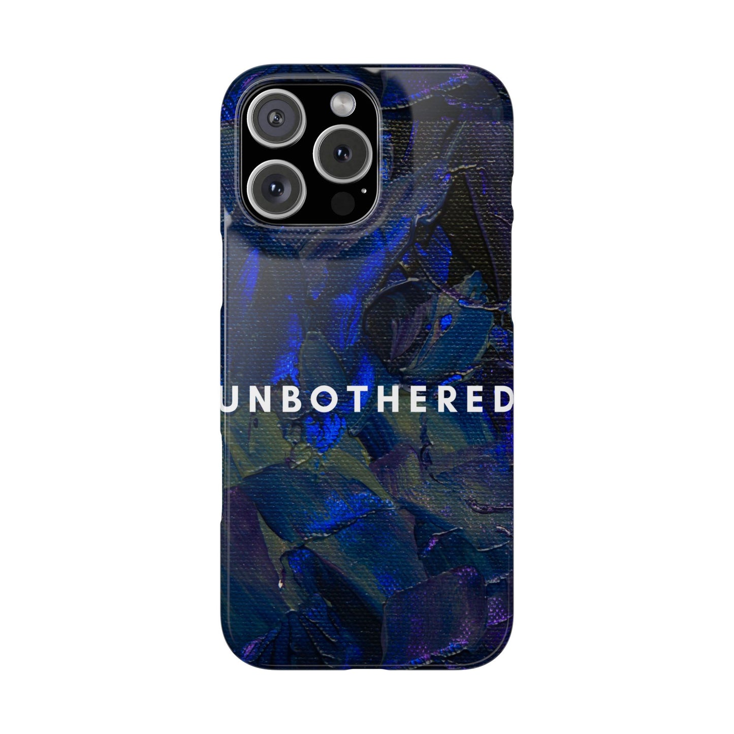 Unbothered Slim Phone Case - Stylish Accessory for Trendsetters, Gift for Minimalists, Phone Protector