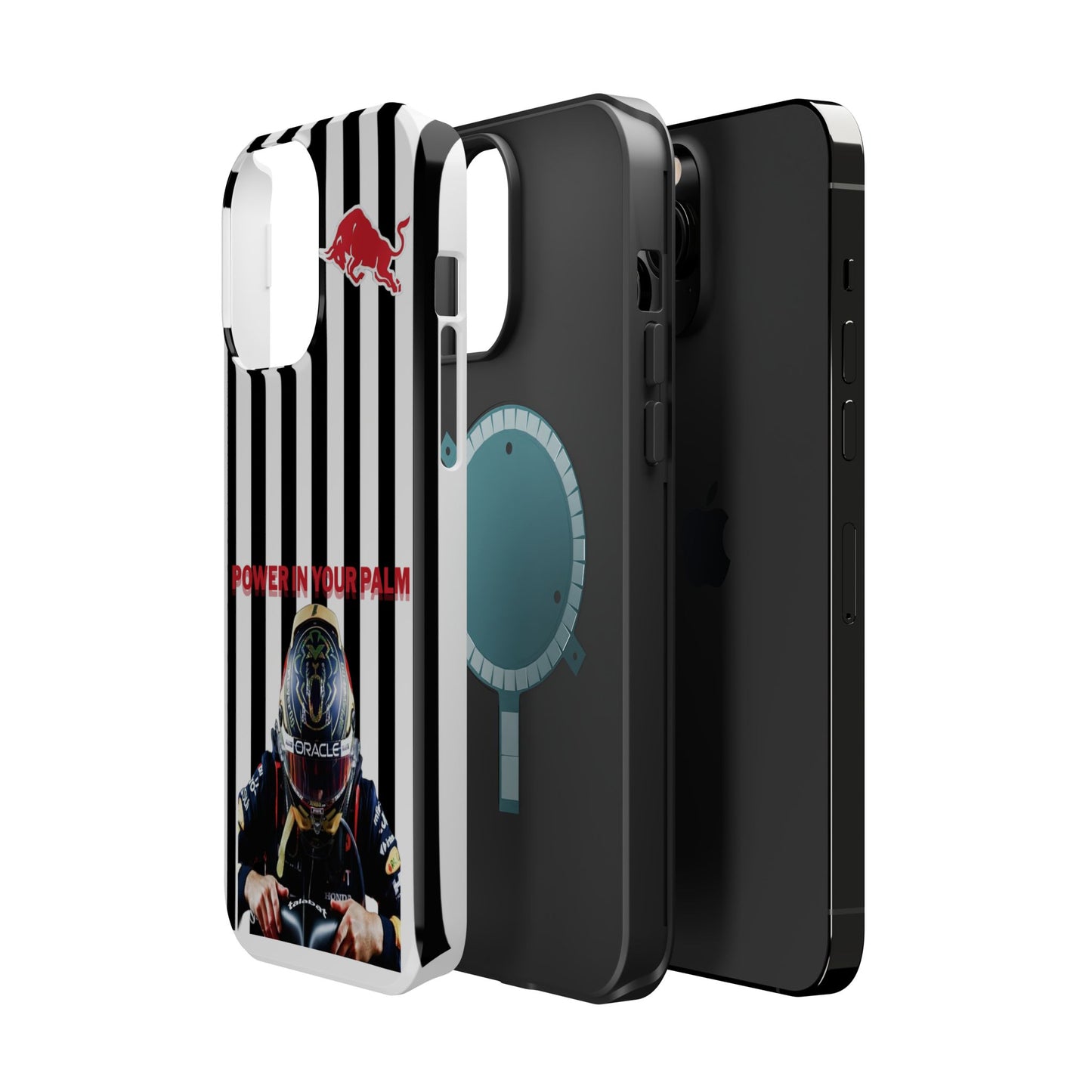 Sleek Magnetic Phone Case, Race Car Enthusiast Gift, Customizable Tough Protector, Unique Racing Design, Power in Your Palm