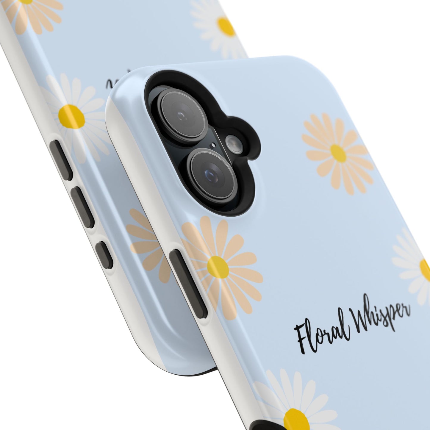 Floral Whisper Impact-Resistant Phone Case | Cute Floral Design, Summer Gift, Durable Phone Accessory, Nature Lover's Case, Protective Cover