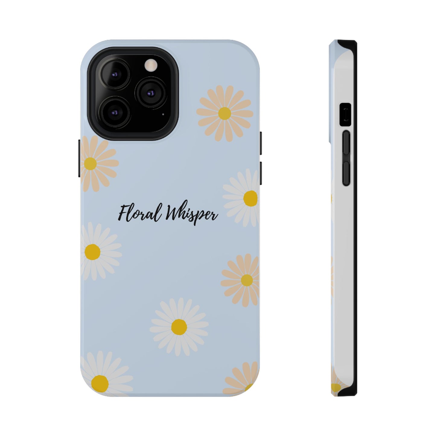 Floral Whisper Impact-Resistant Phone Case | Cute Floral Design, Summer Gift, Durable Phone Accessory, Nature Lover's Case, Protective Cover