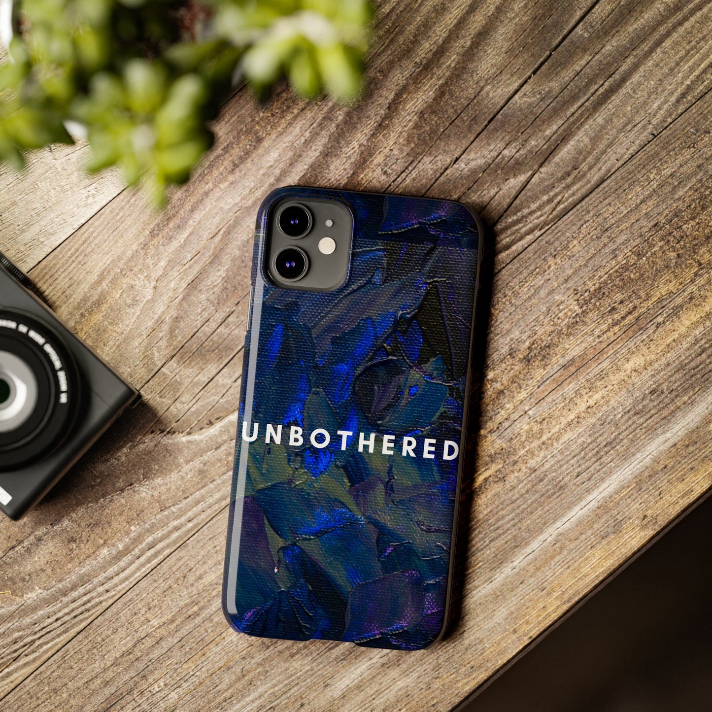 Unbothered Slim Phone Case - Stylish Accessory for Trendsetters, Gift for Minimalists, Phone Protector
