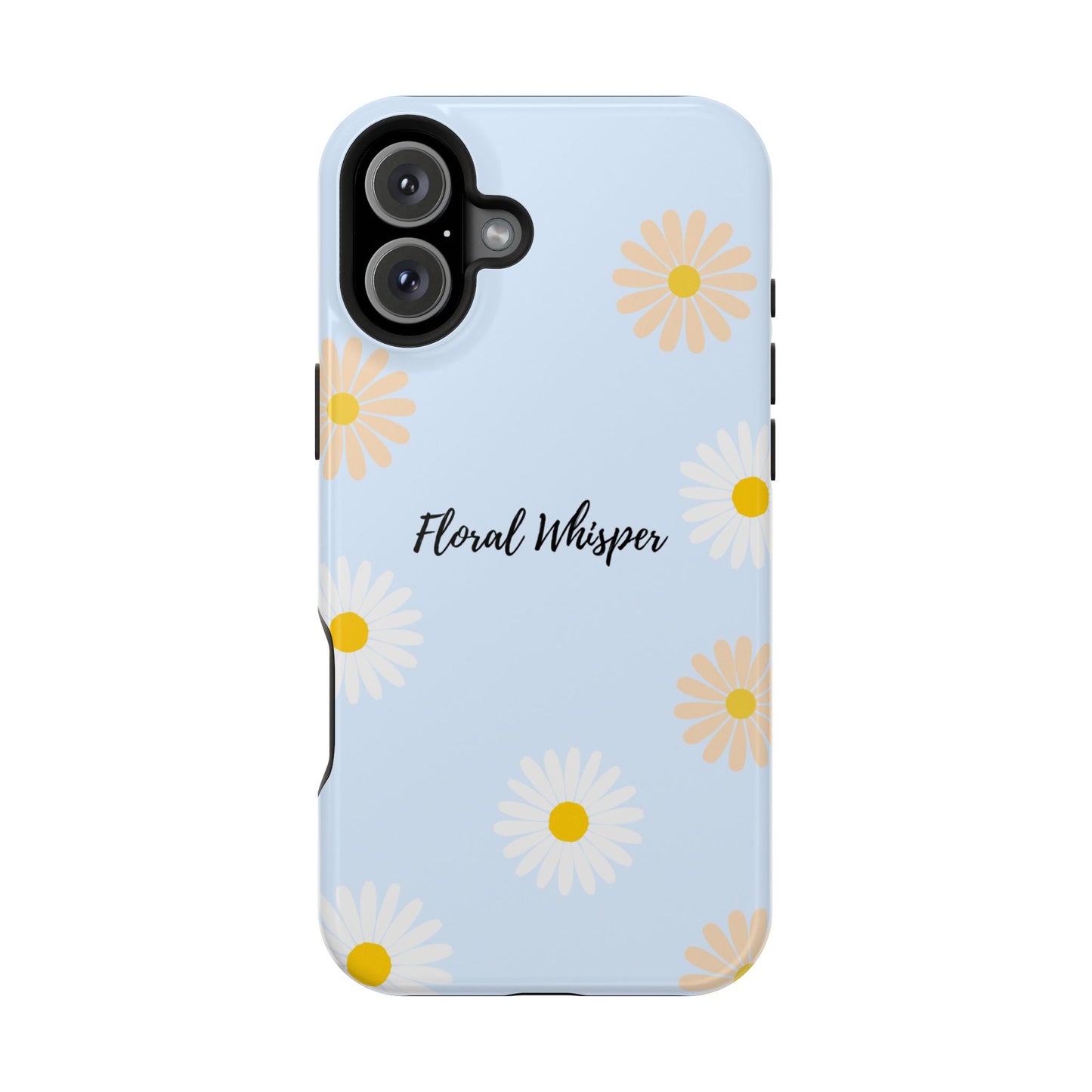 Floral Whisper Impact-Resistant Phone Case | Cute Floral Design, Summer Gift, Durable Phone Accessory, Nature Lover's Case, Protective Cover