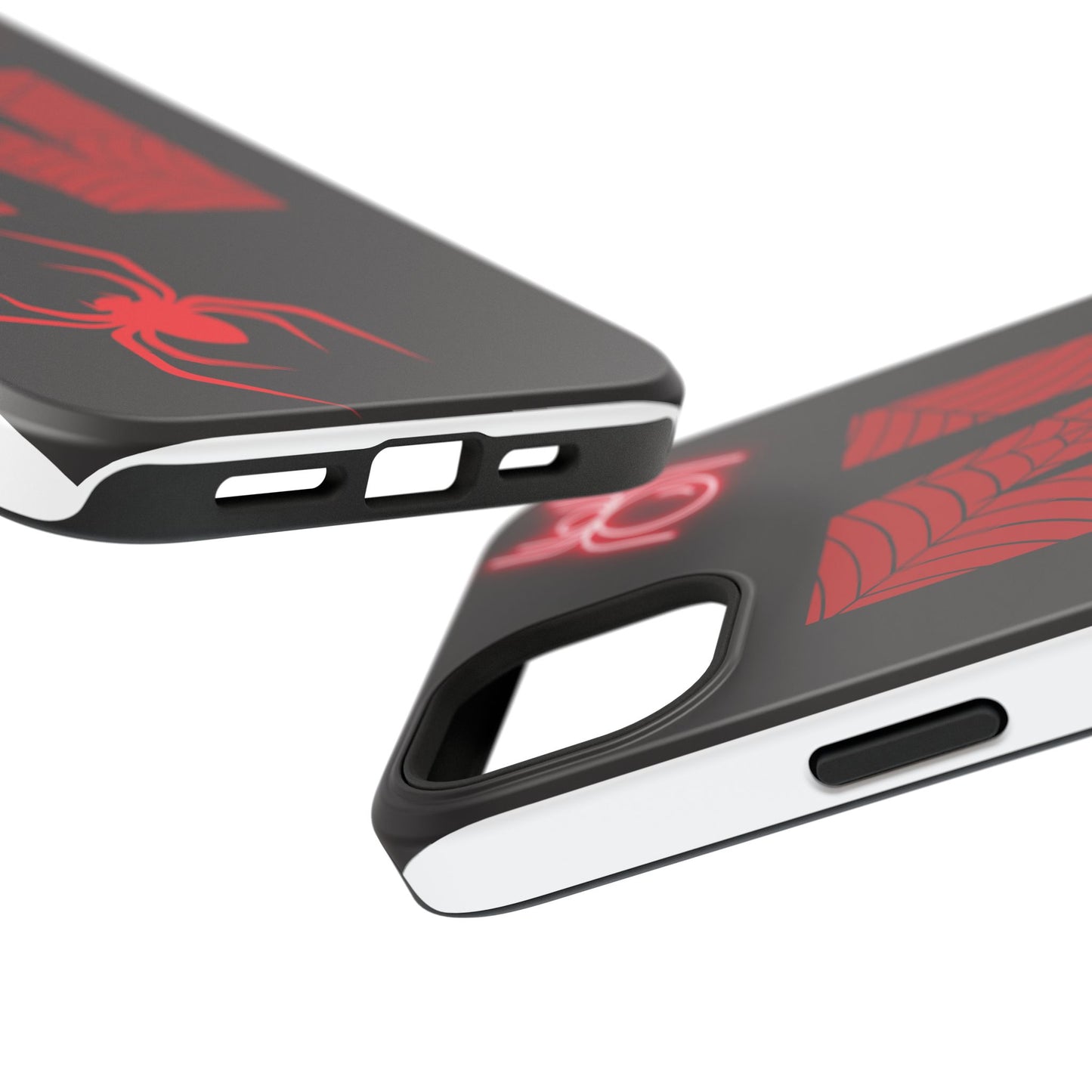 Spider-Design Impact Case for Netflix Lovers, Phone Cover, Gift for Movie Buffs, Halloween Accessory, Unique Phone Protector