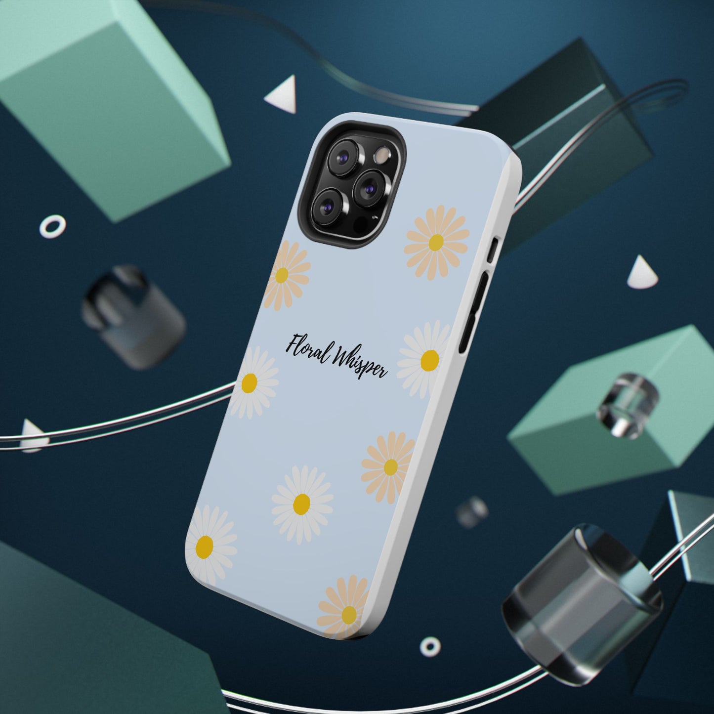 Floral Whisper Impact-Resistant Phone Case | Cute Floral Design, Summer Gift, Durable Phone Accessory, Nature Lover's Case, Protective Cover