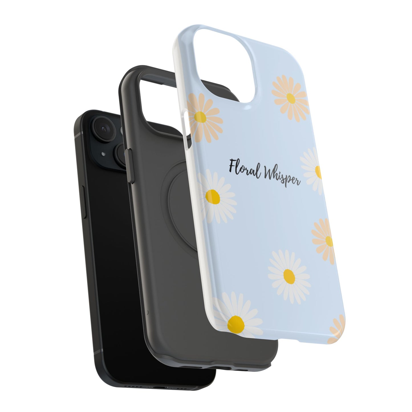 Floral Whisper Impact-Resistant Phone Case | Cute Floral Design, Summer Gift, Durable Phone Accessory, Nature Lover's Case, Protective Cover