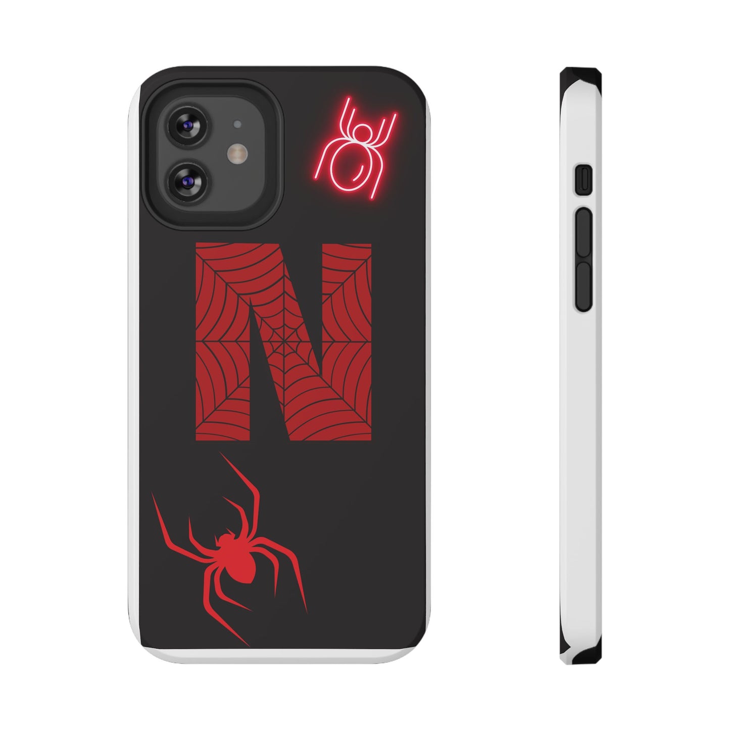 Spider-Design Impact Case for Netflix Lovers, Phone Cover, Gift for Movie Buffs, Halloween Accessory, Unique Phone Protector