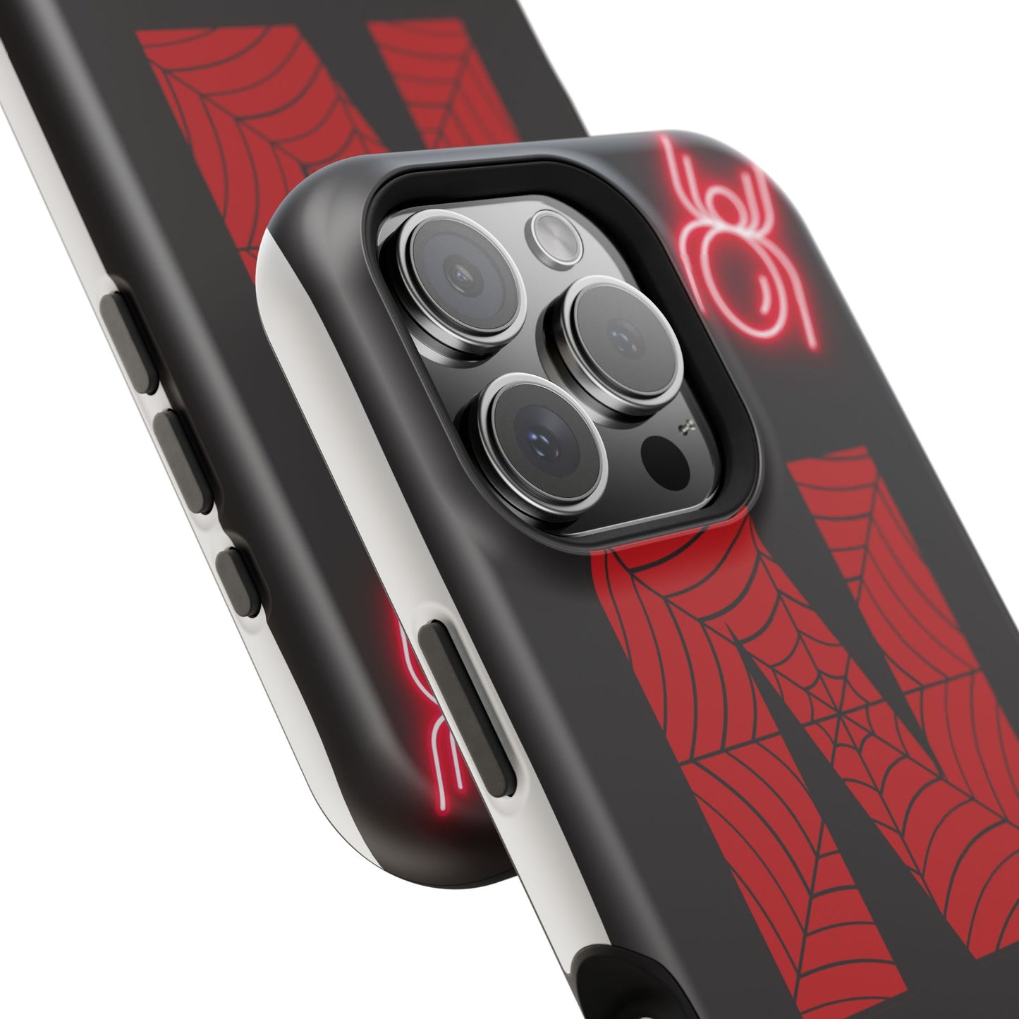 Spider-Design Impact Case for Netflix Lovers, Phone Cover, Gift for Movie Buffs, Halloween Accessory, Unique Phone Protector