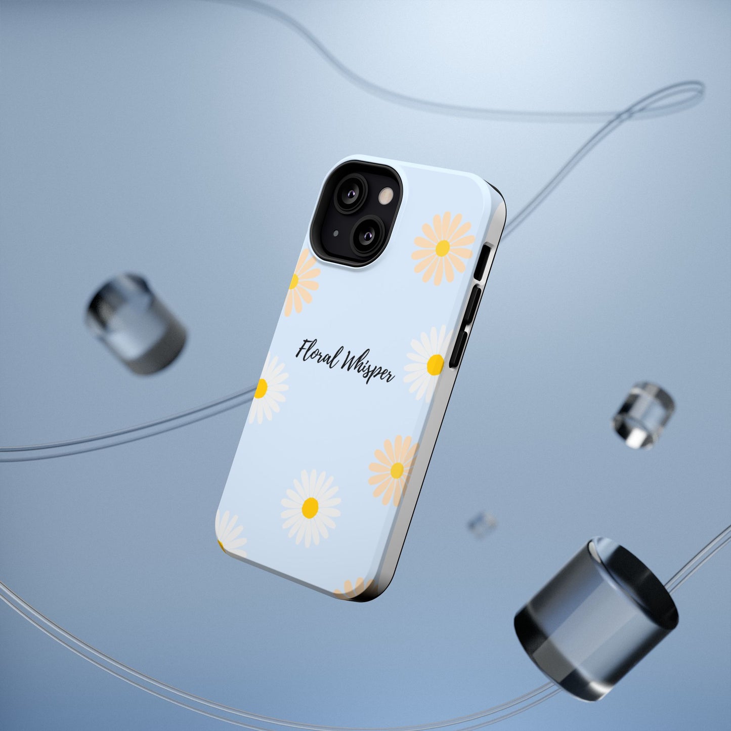 Floral Whisper Impact-Resistant Phone Case | Cute Floral Design, Summer Gift, Durable Phone Accessory, Nature Lover's Case, Protective Cover